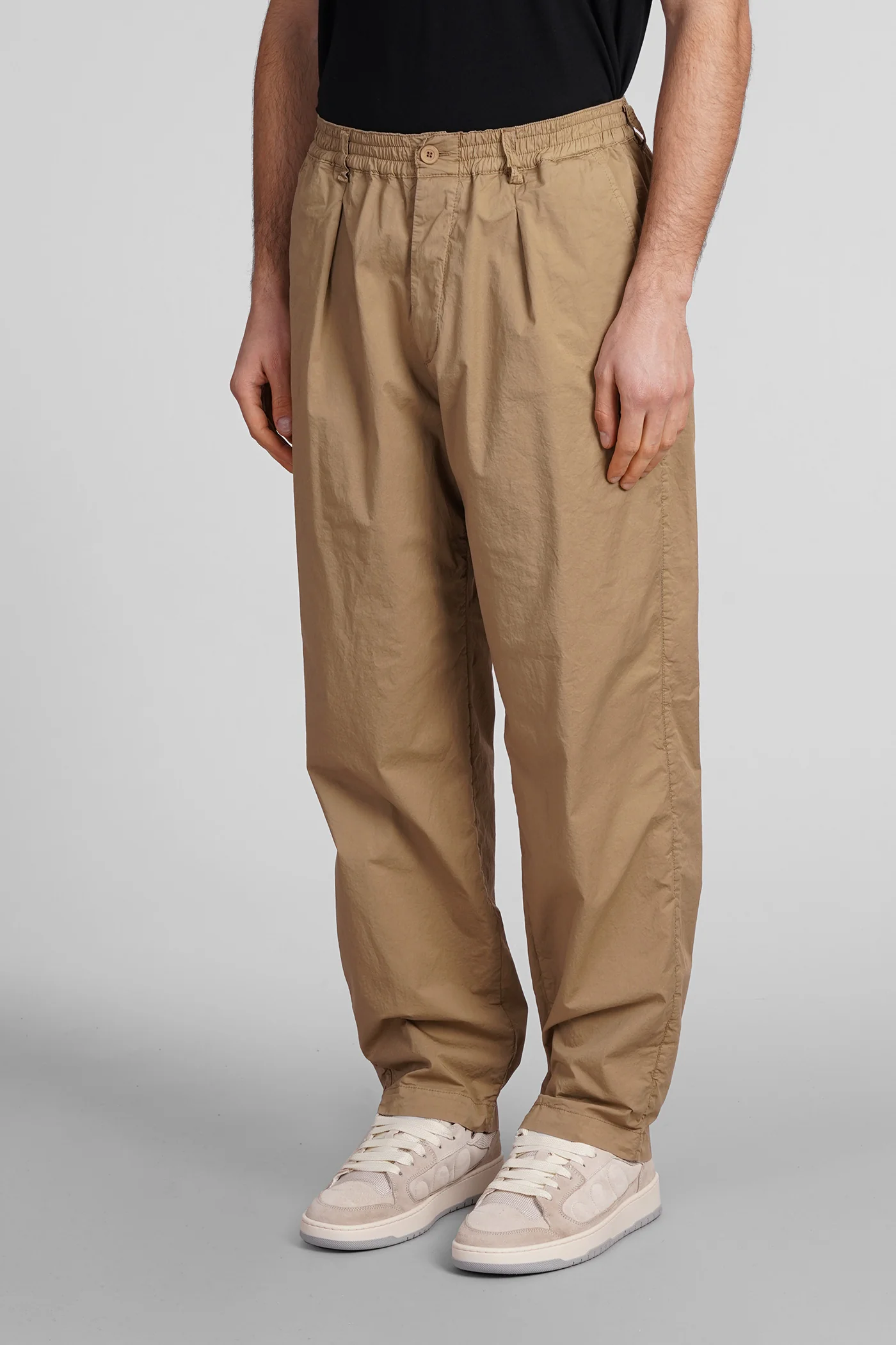 Gerard Pants in beige cotton - Image 4
