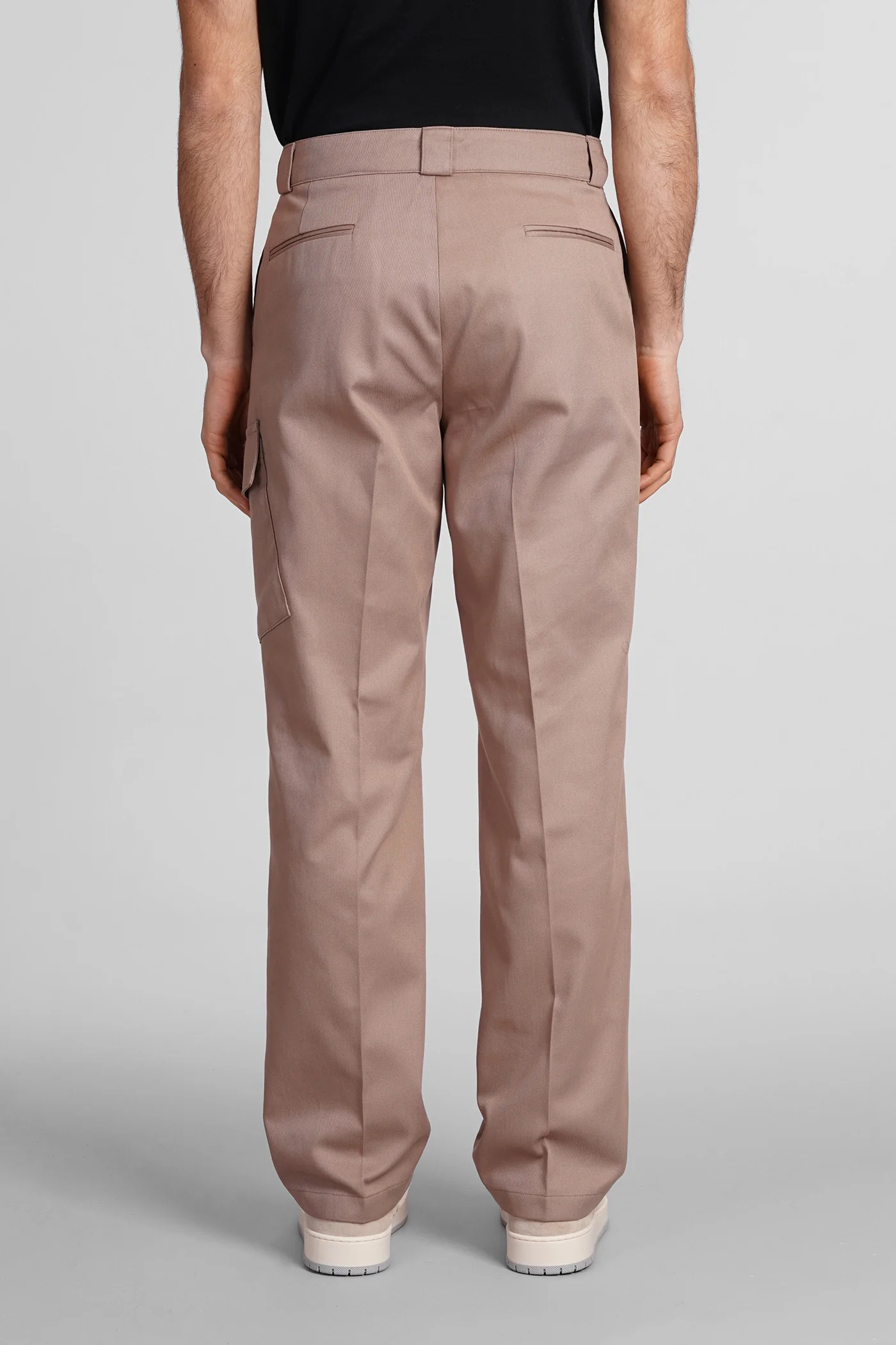 Jonis Pants in khaki cotton - Image 3