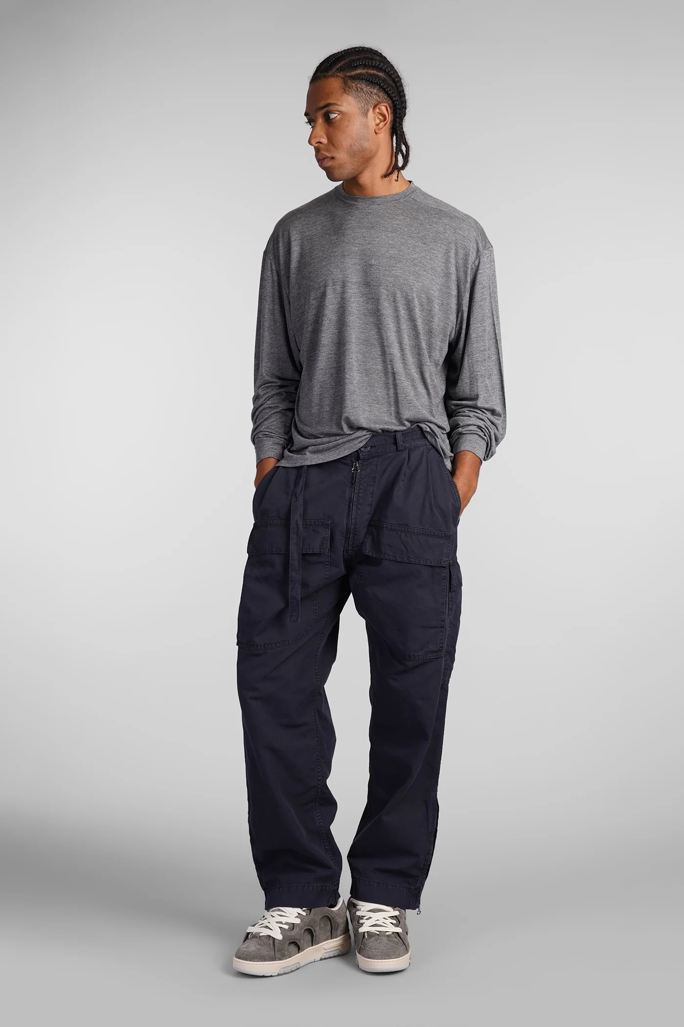 Obi T-Shirt in grey cotton - Image 2