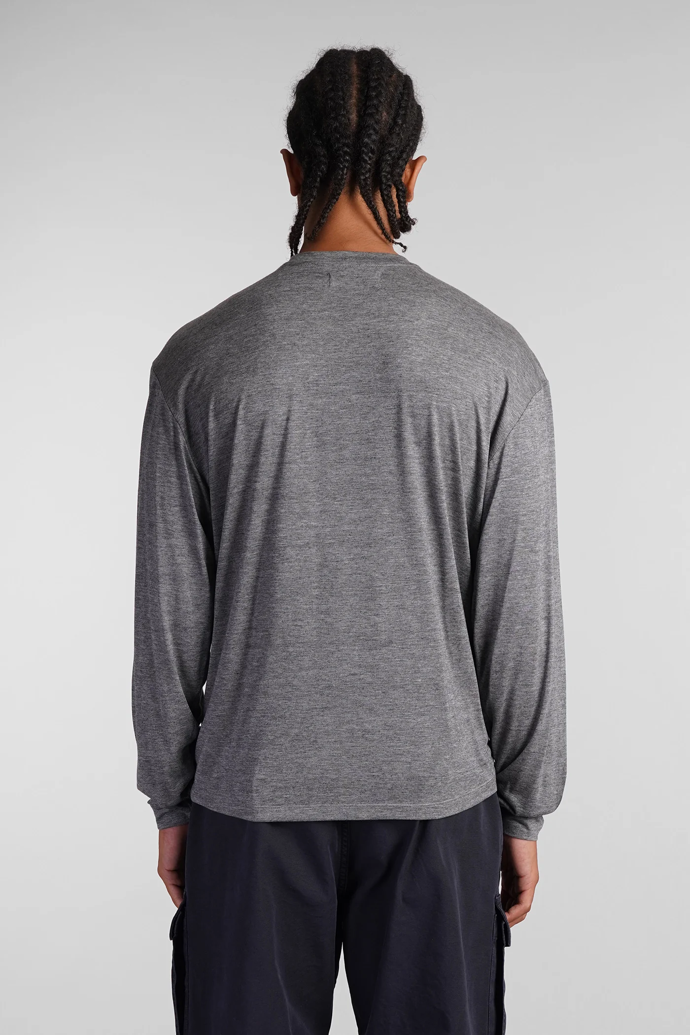Obi T-Shirt in grey cotton - Image 3