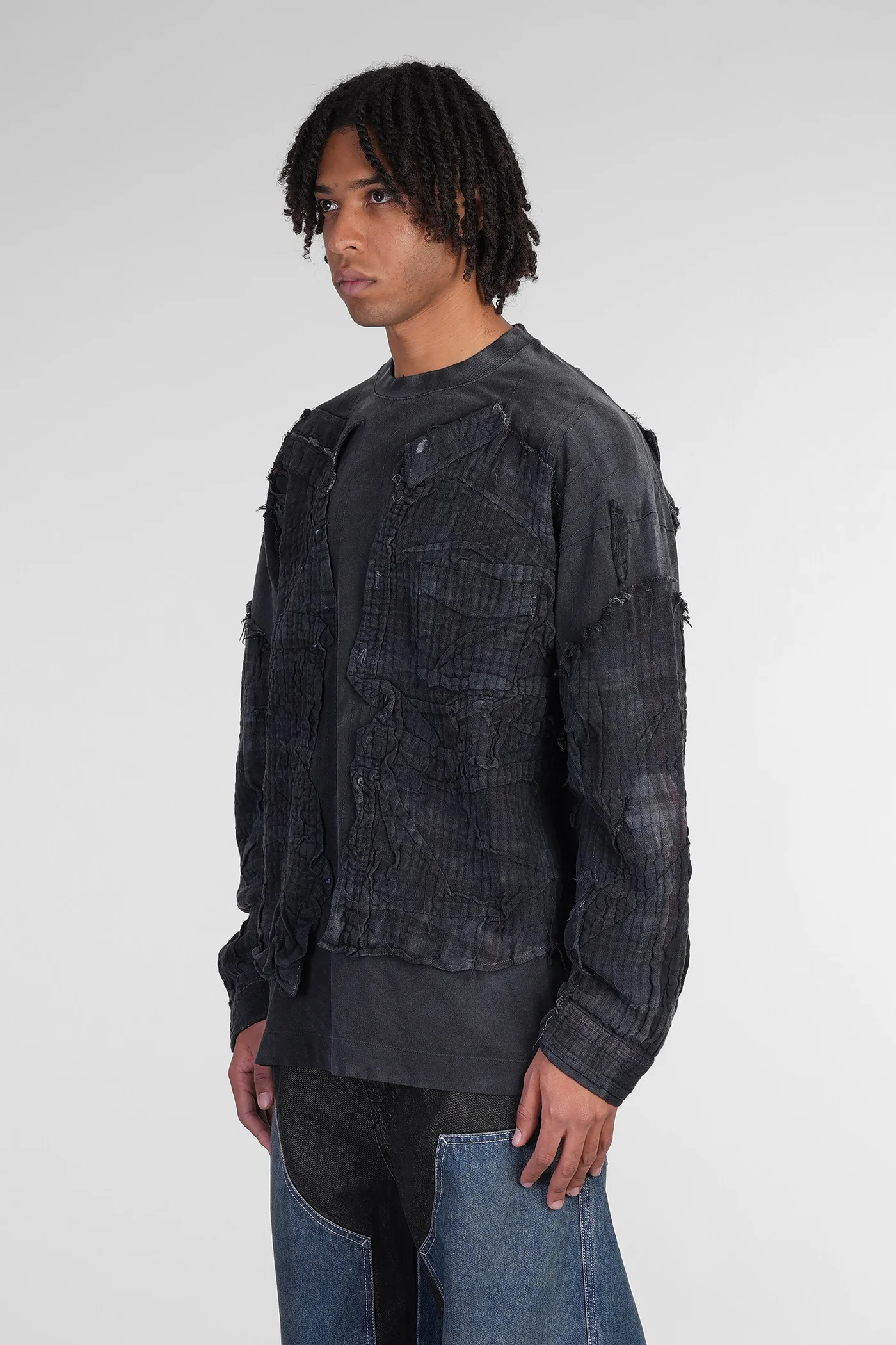 Rey T-Shirt in black cotton - Image 4