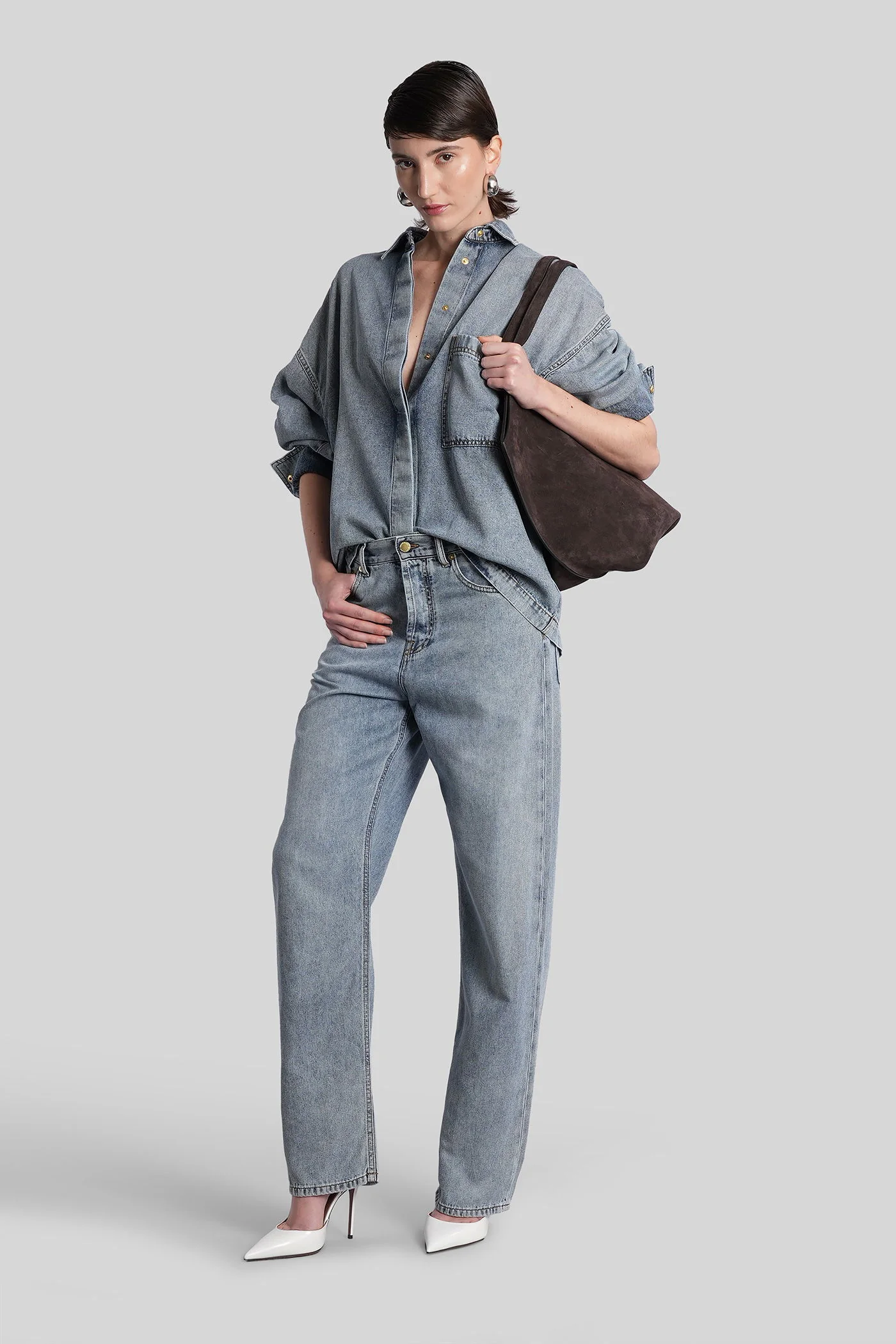 Gale Jeans in blue cotton - Image 2