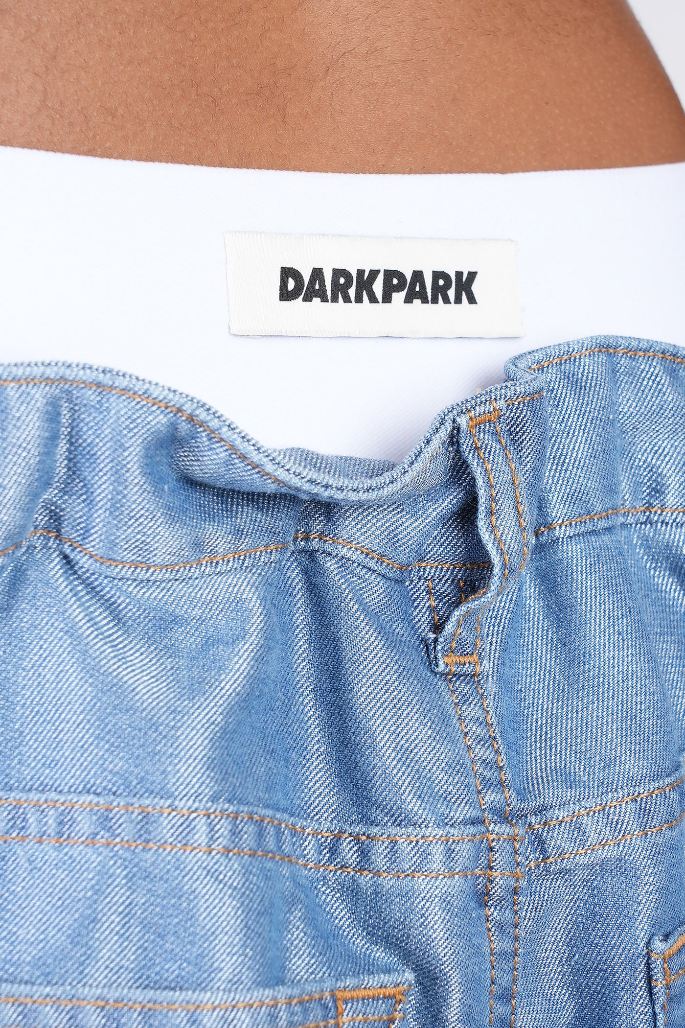 Jane Shorts in blue cotton - Image 5