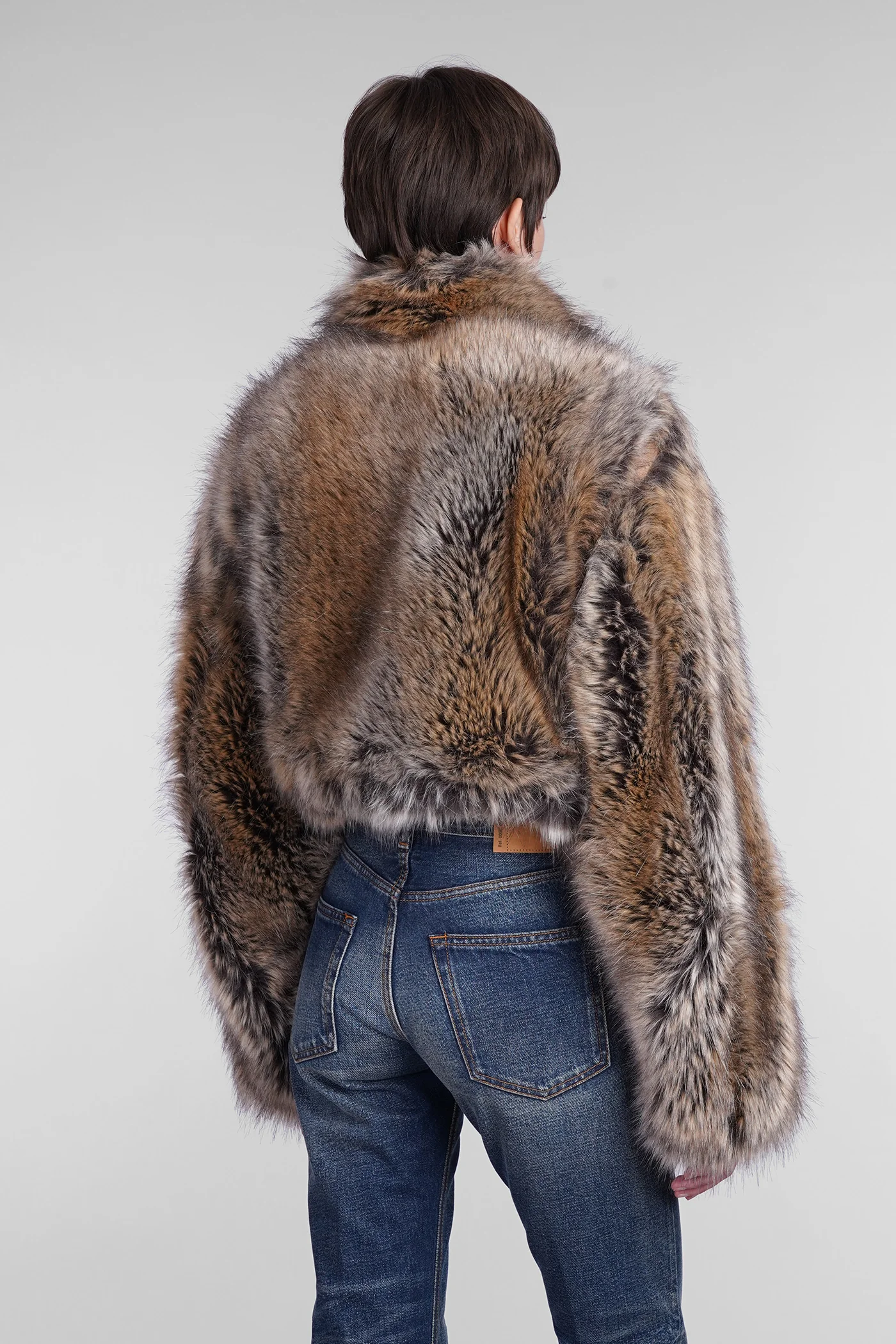 Kayle Fur & Shearling in beige acrylic - Image 3