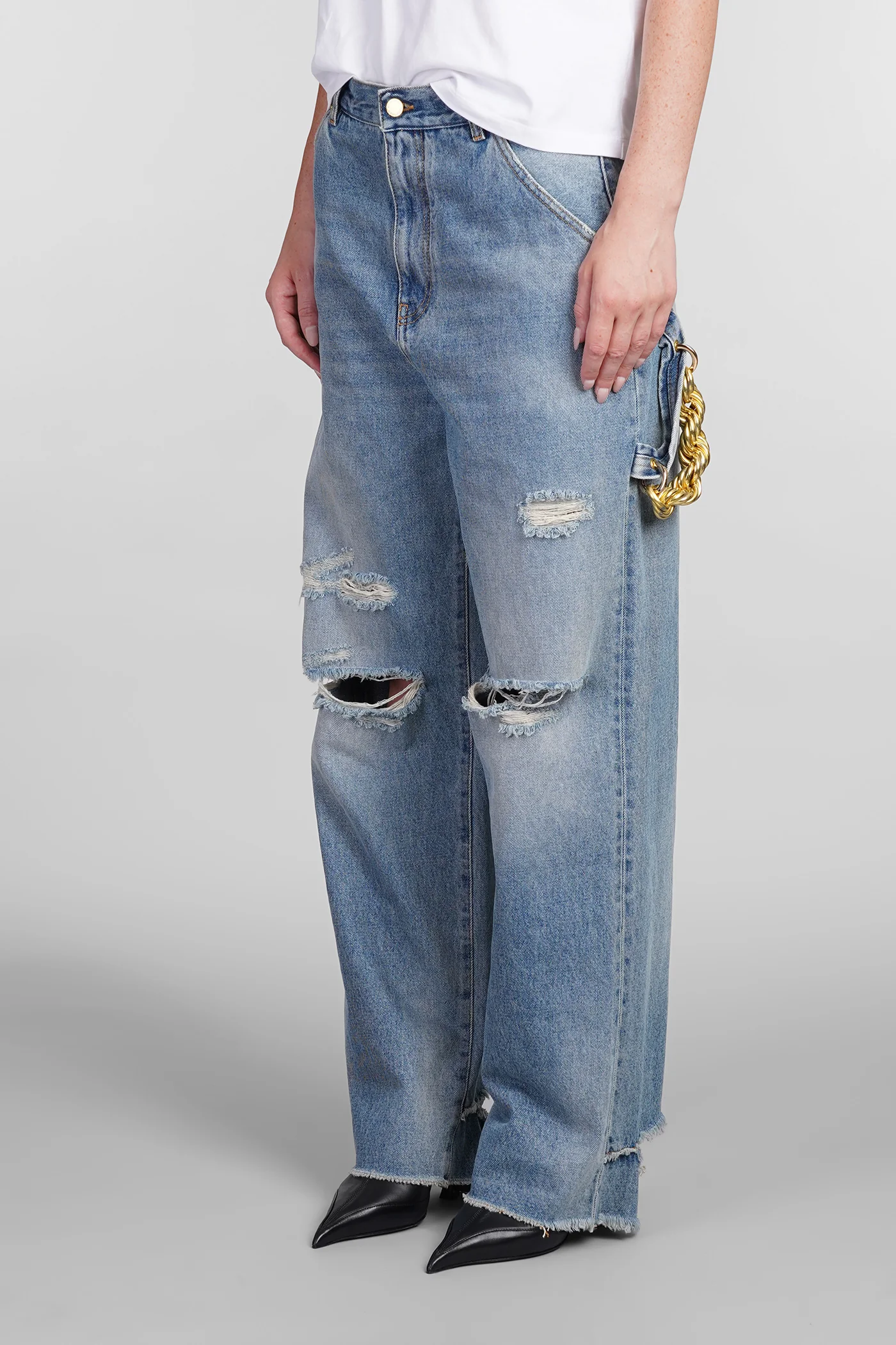 Lisa Jeans in blue cotton - Image 4