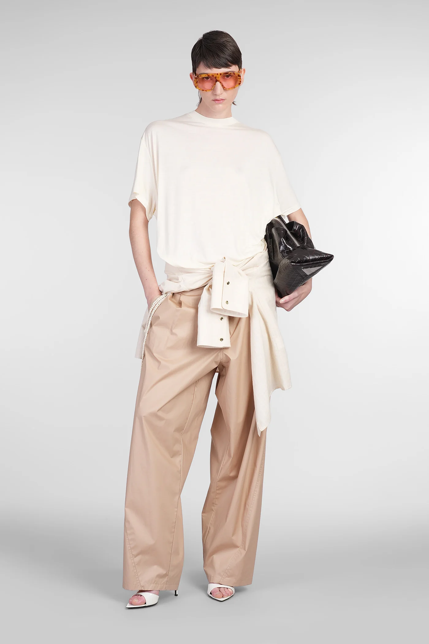 Phebe Pants in Camel cotton - Image 2