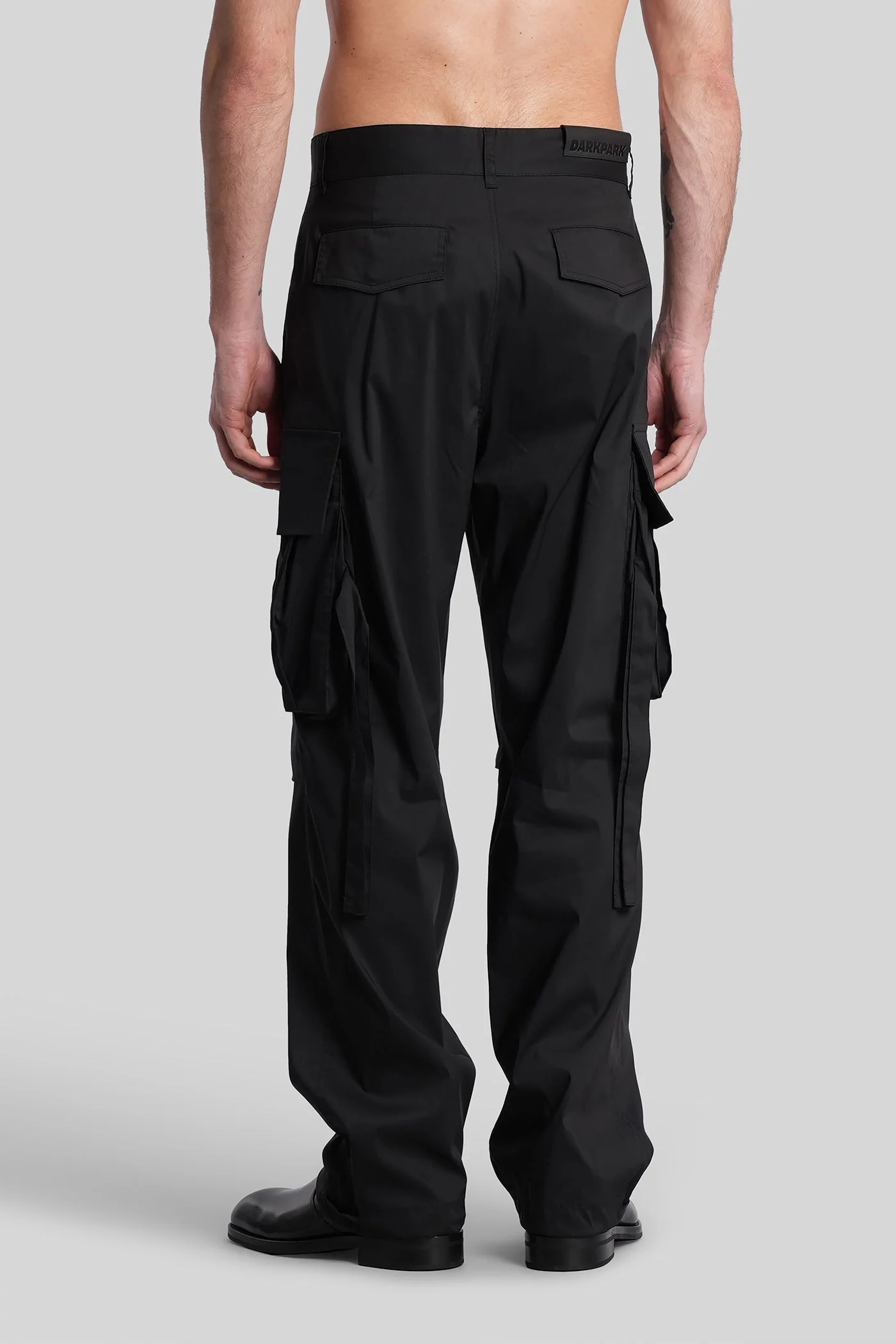 Saint Pants in black cotton - Image 3