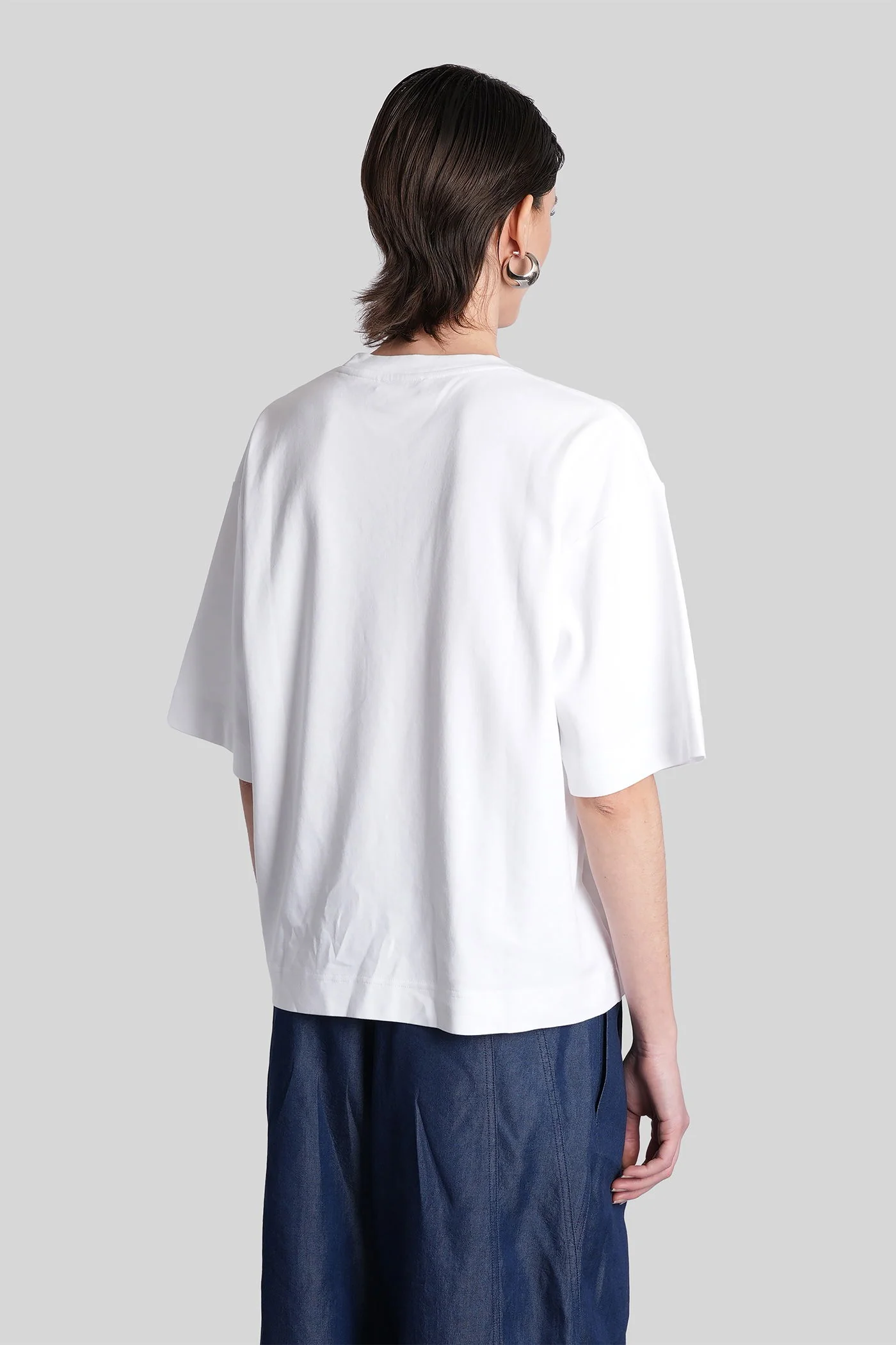 Smith T-Shirt in white cotton - Image 3