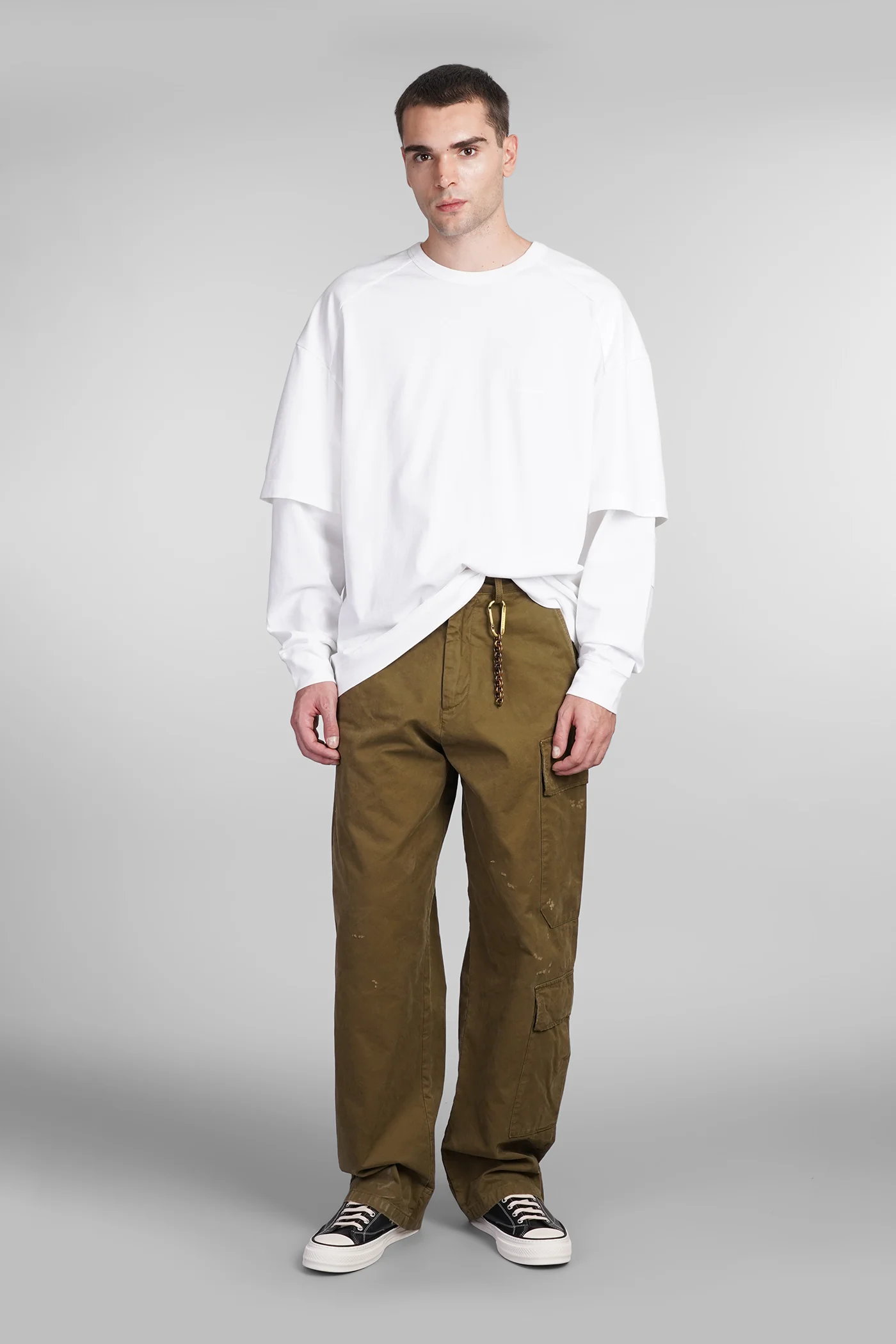 Theo T-Shirt in white cotton - Image 2