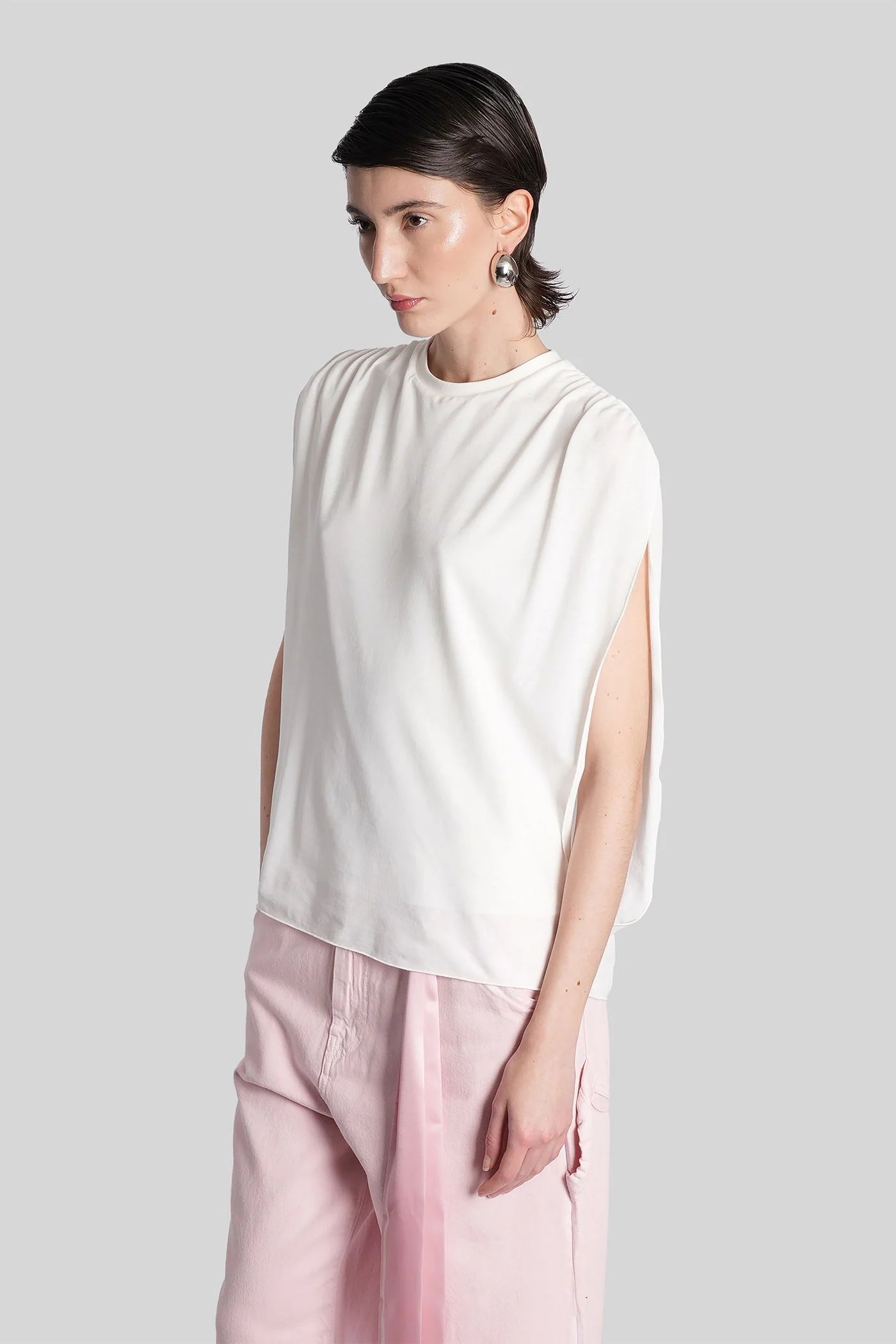 Tracy Topwear in white cotton - Image 9