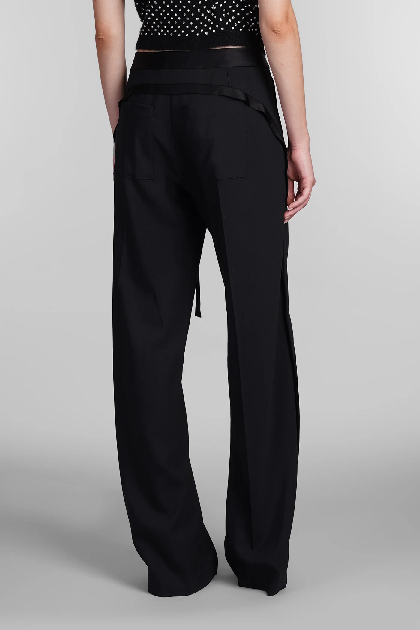 Pants in black wool - Image 3