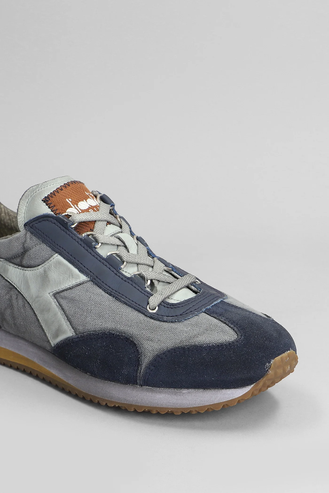 Equipe H Sneakers in blue Suede and fabric - Image 5
