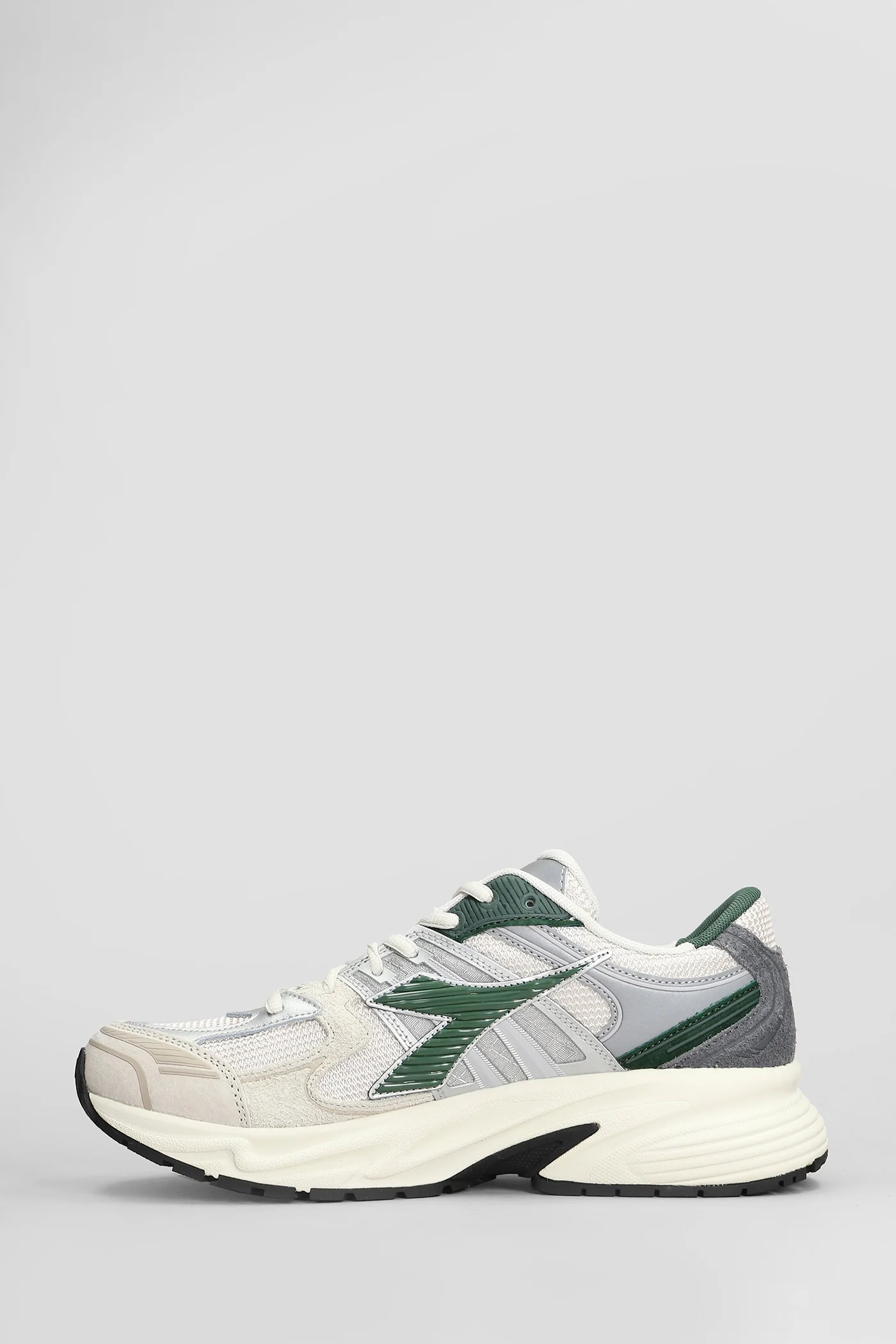 Mythos Star Sneakers in grey Suede and fabric - Image 3