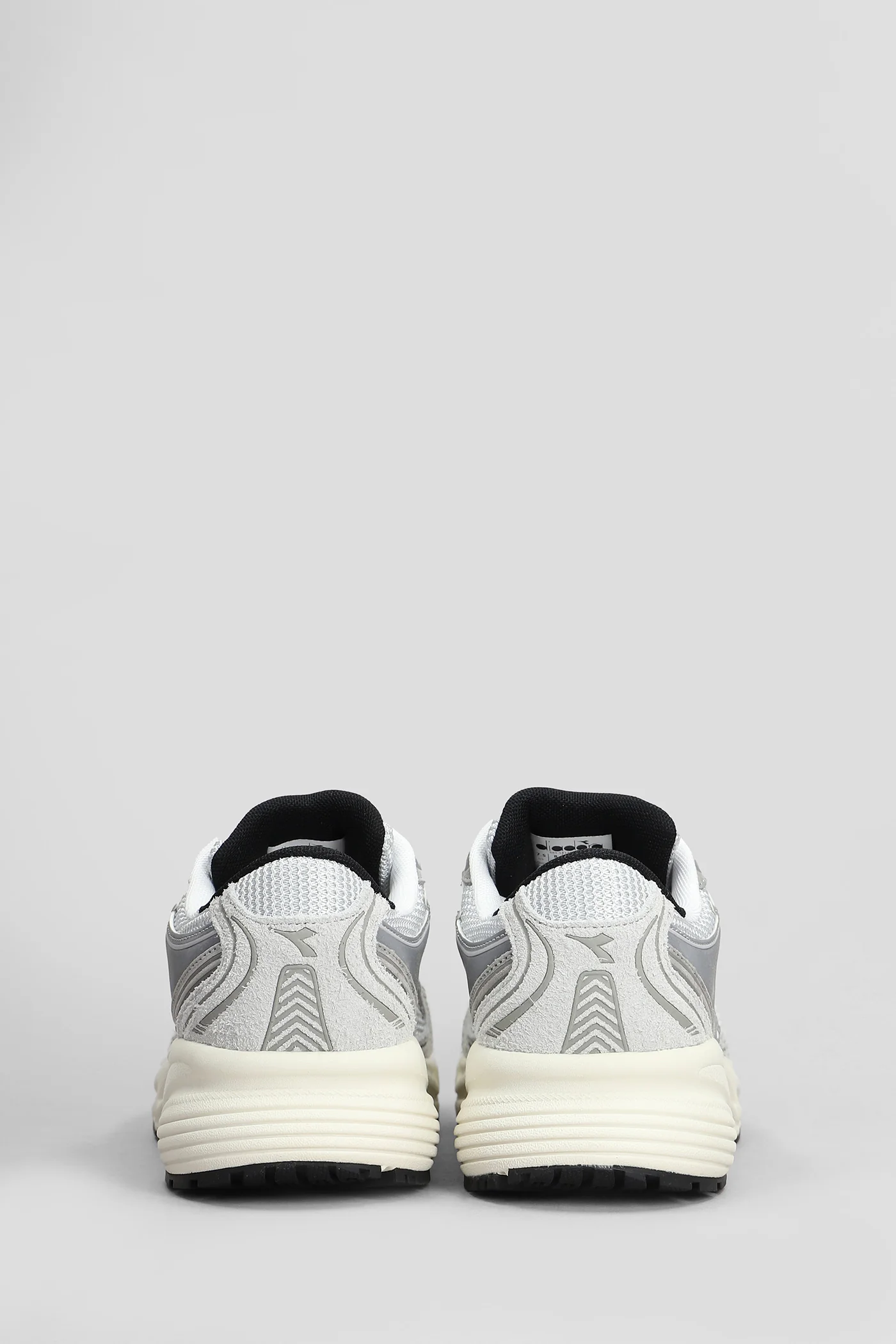 Mythos Star Sneakers in grey Suede and fabric - Image 4