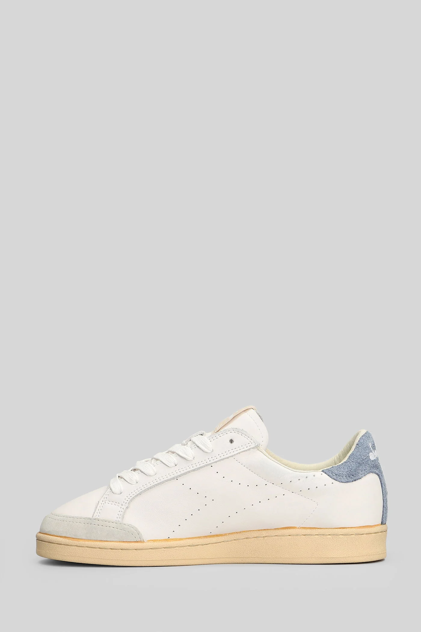 Prestige Plain Used Sneakers in white leather - Image 8