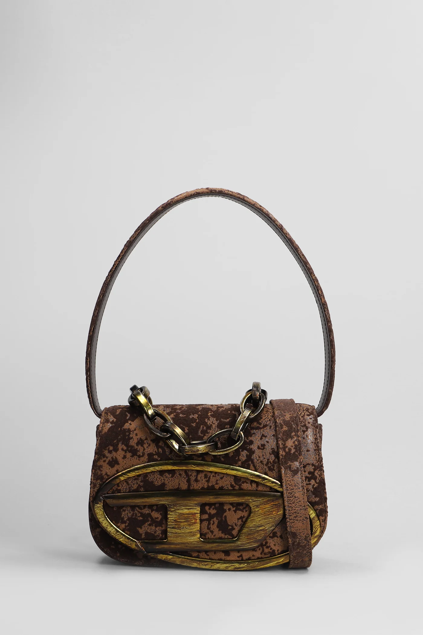 1 dr Shoulder bag in brown Polyuretan