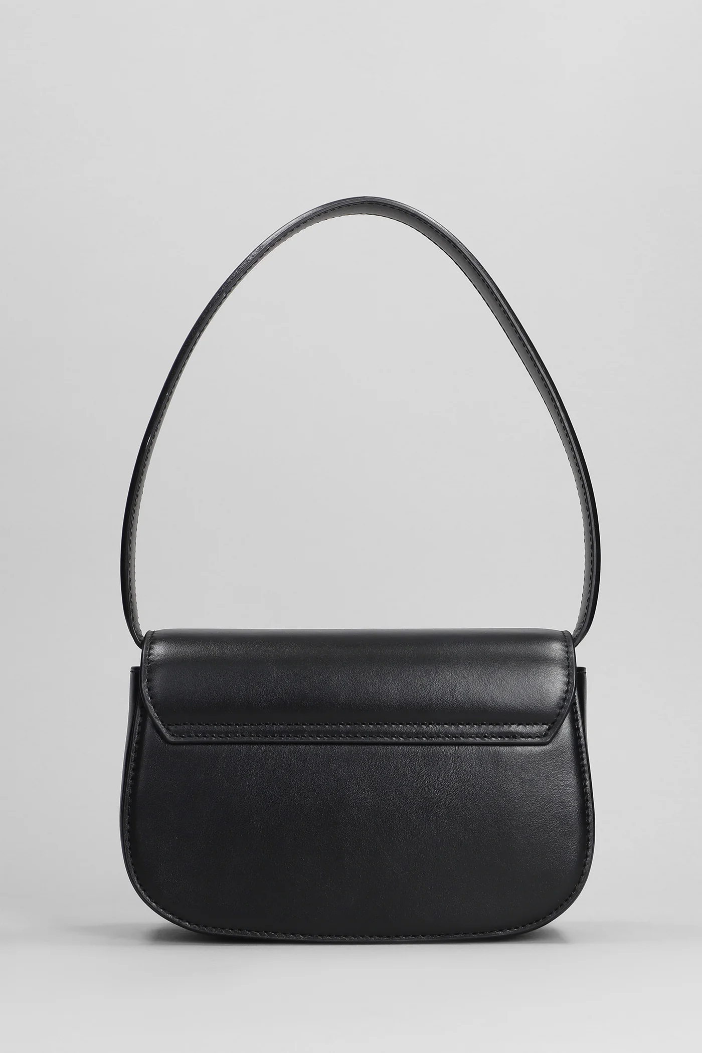 1dr Shoulder bag in black leather - Image 15