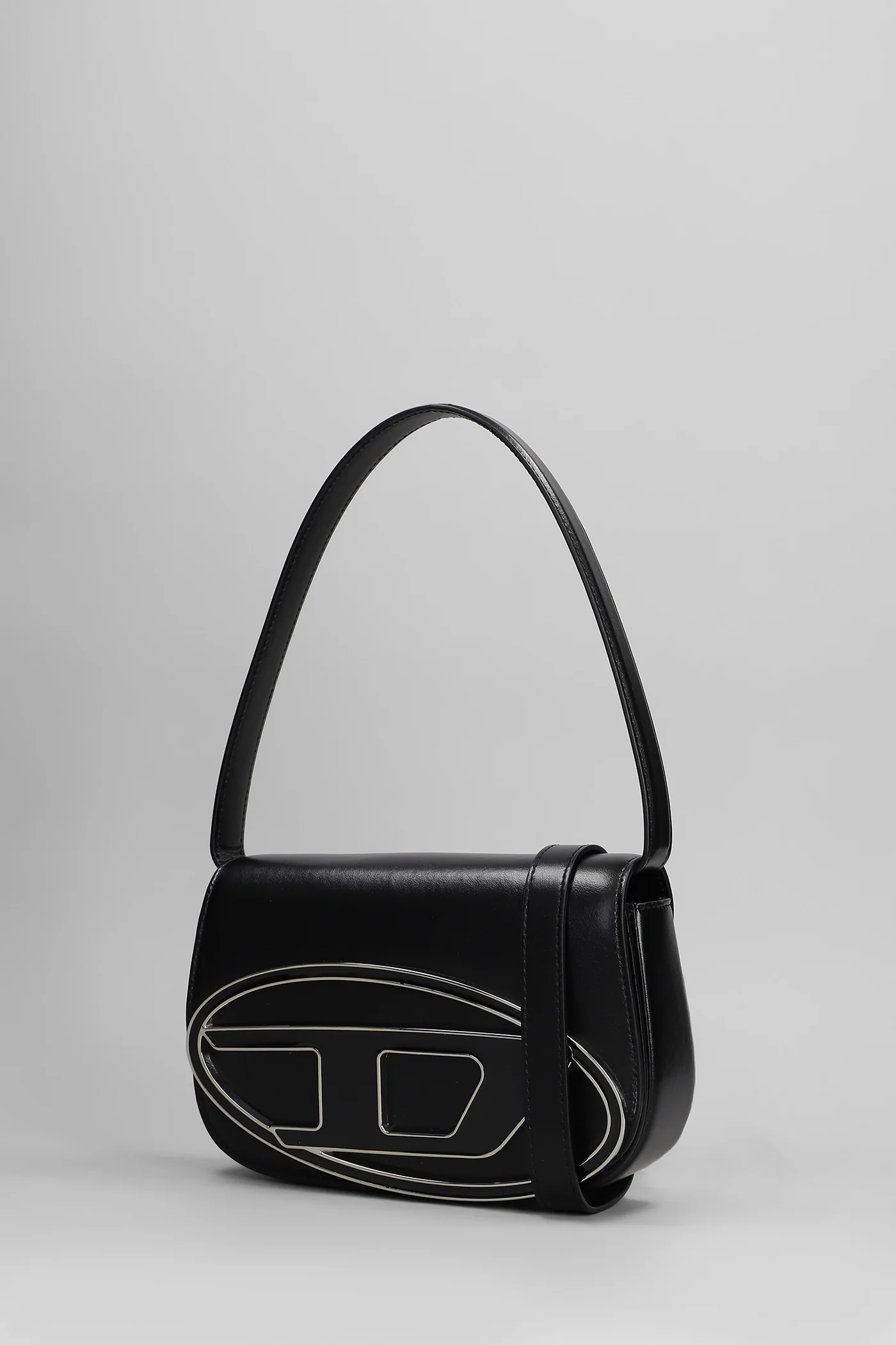 1dr Shoulder bag in black leather - Image 2