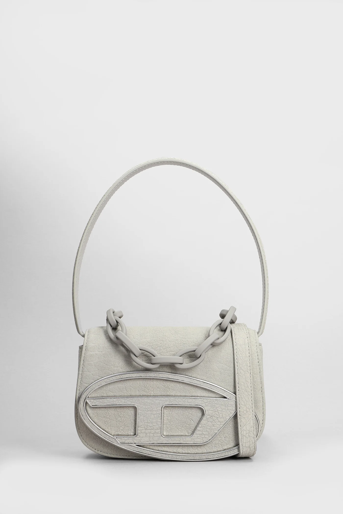 1dr Shoulder bag in grey leather