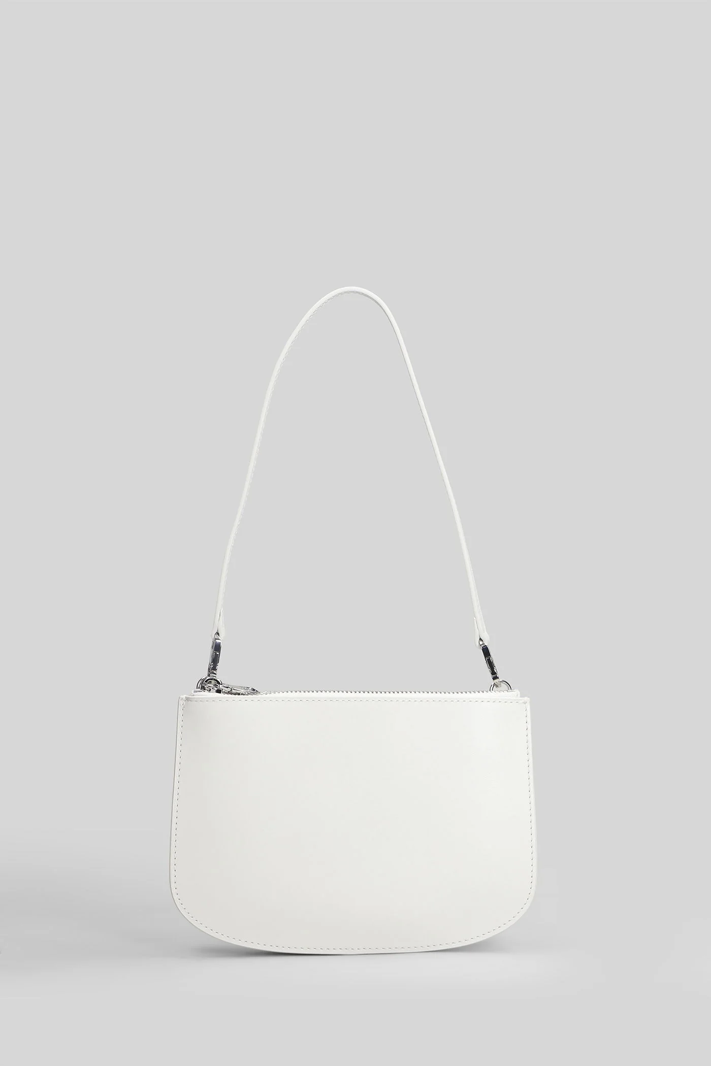 1dr Shoulder bag in white leather - Image 3