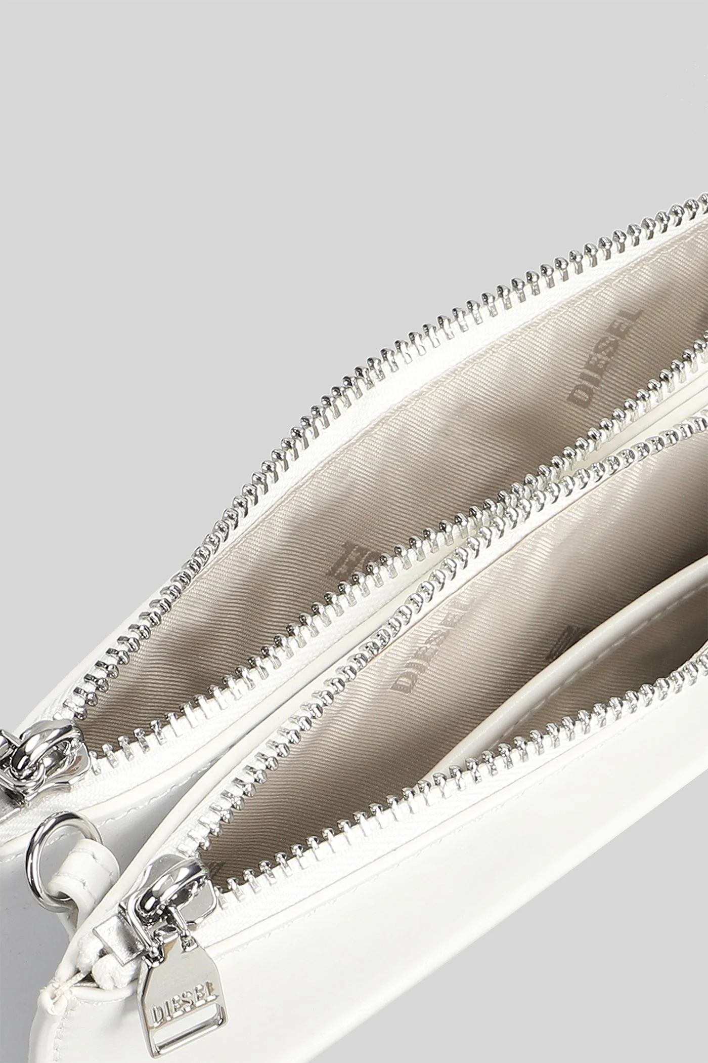 1dr Shoulder bag in white leather - Image 4
