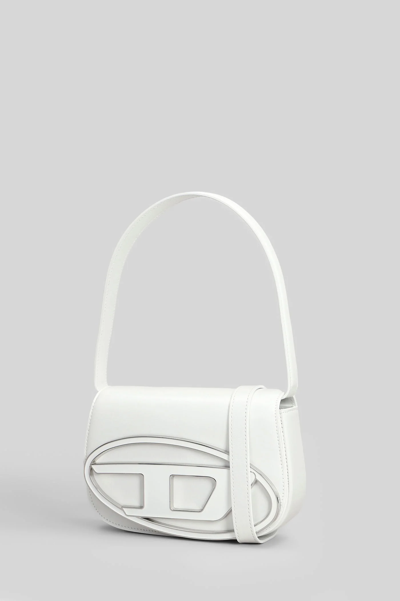 1dr Shoulder bag in white leather - Image 2