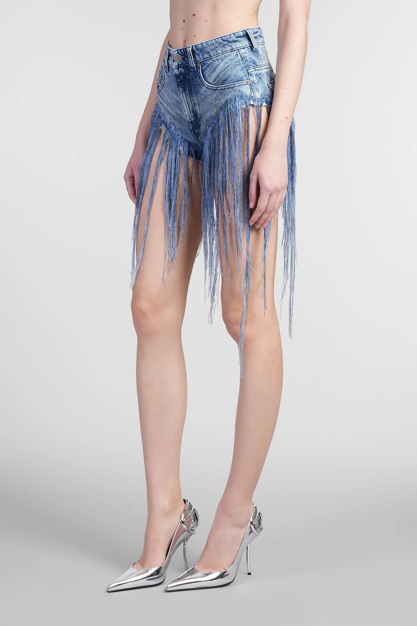 De jizz fsg Shorts in blue denim - Image 4