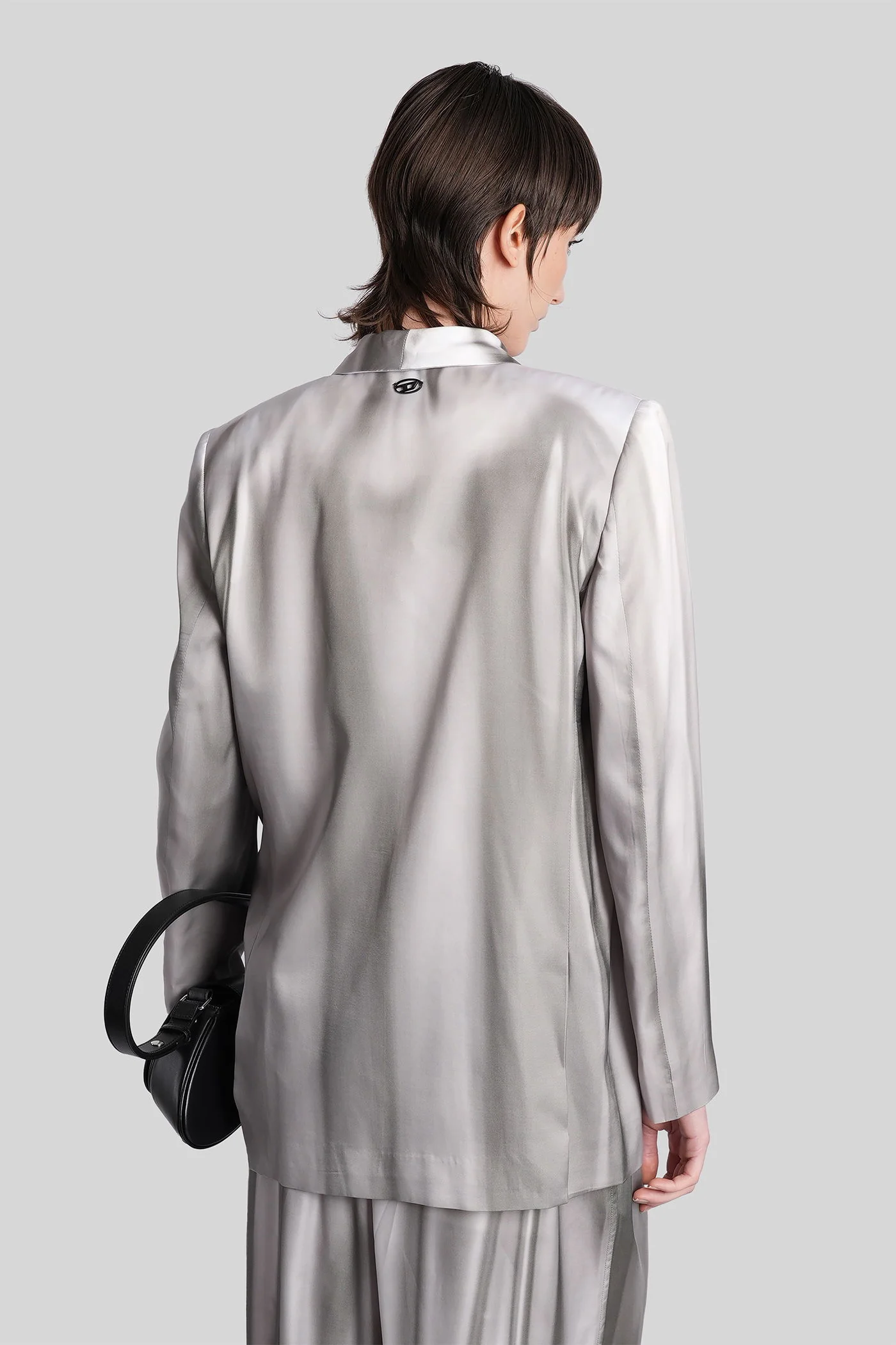 G-avina Blazer in grey polyamide polyester - Image 3