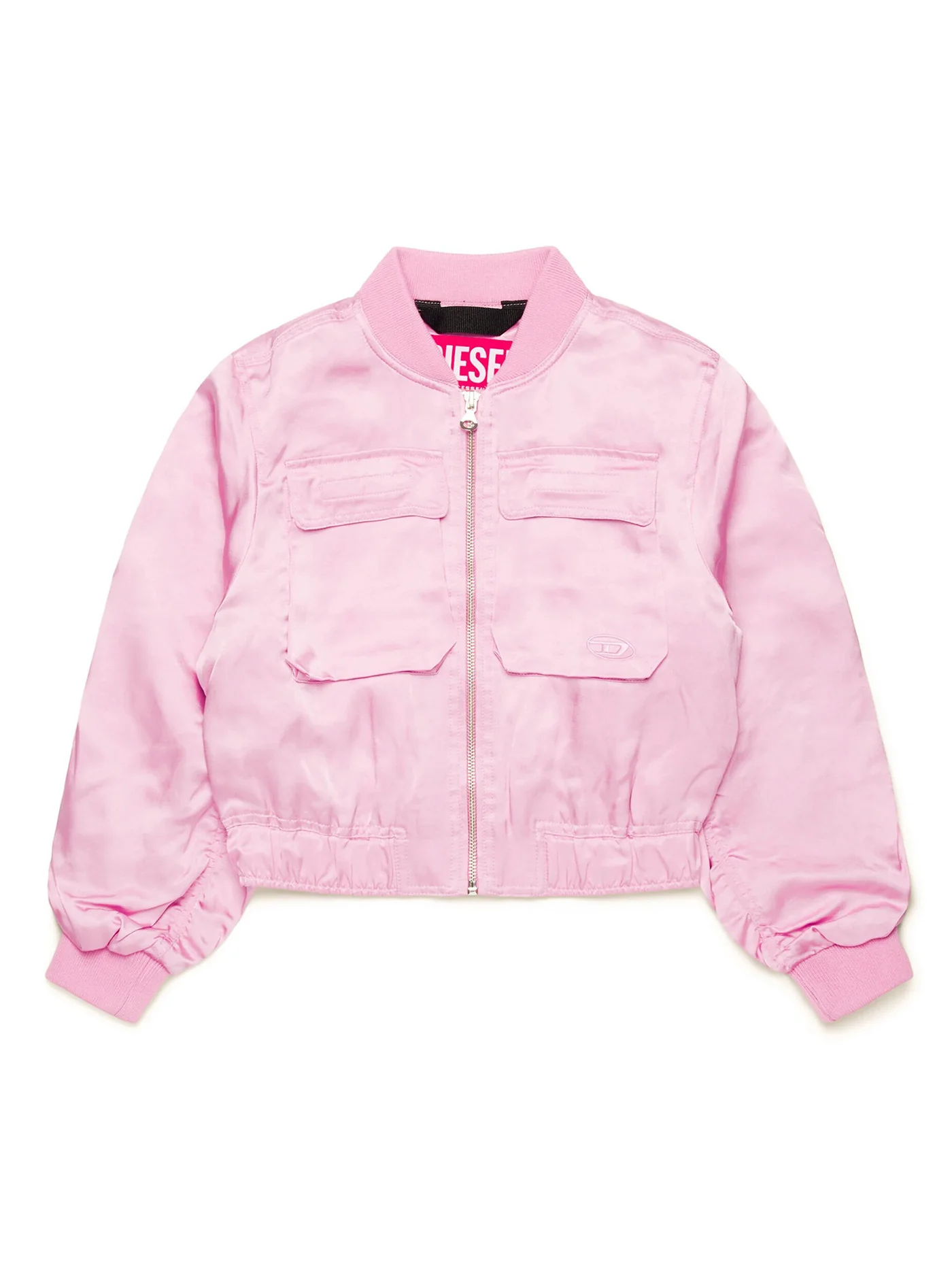 Bomber Jacket in rose-pink viscose