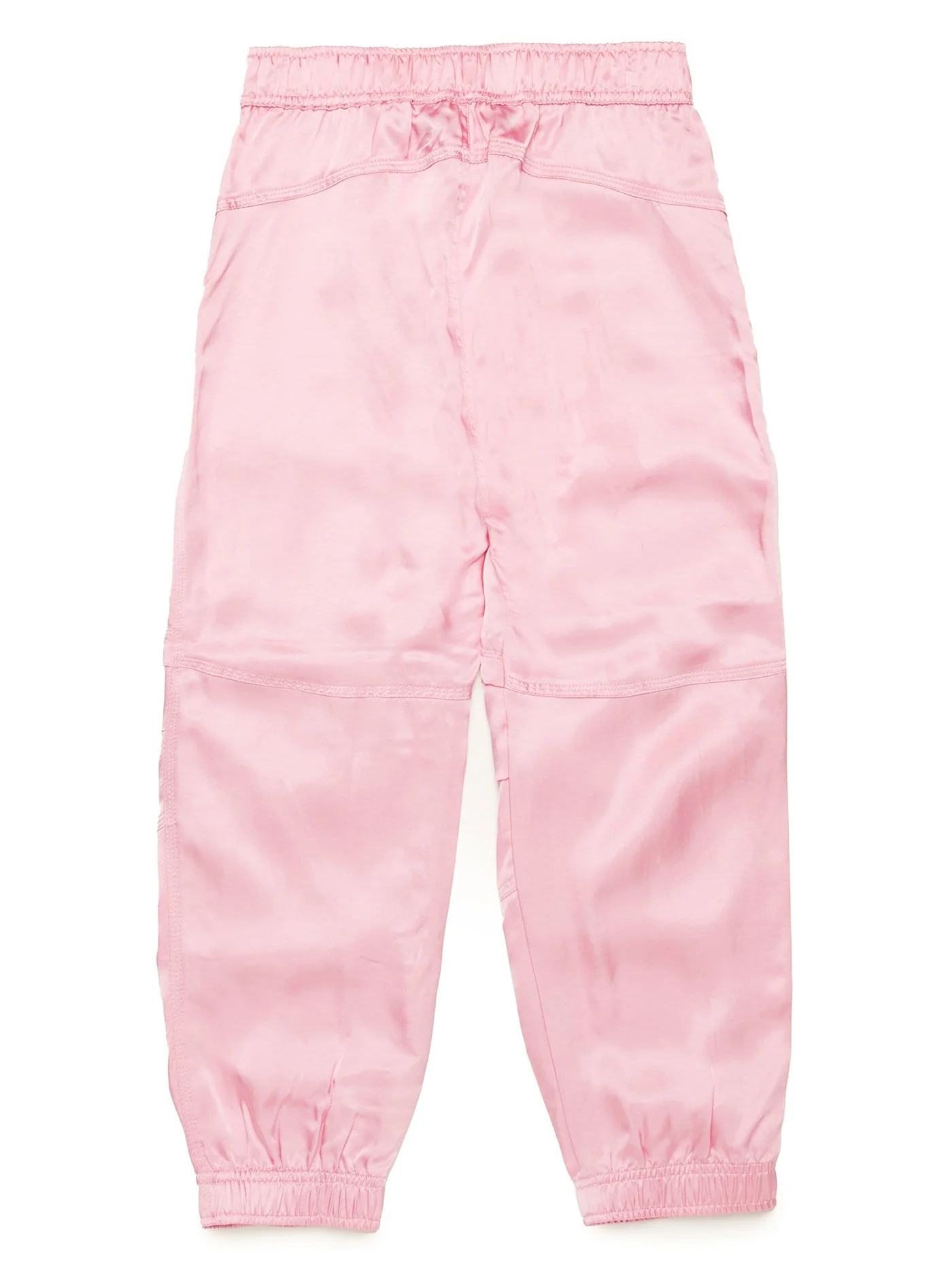 Pants in rose-pink viscose - Image 2