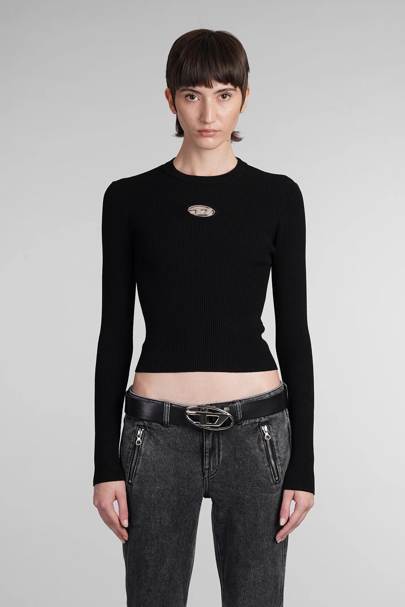 M valari Knitwear in black Rayon
