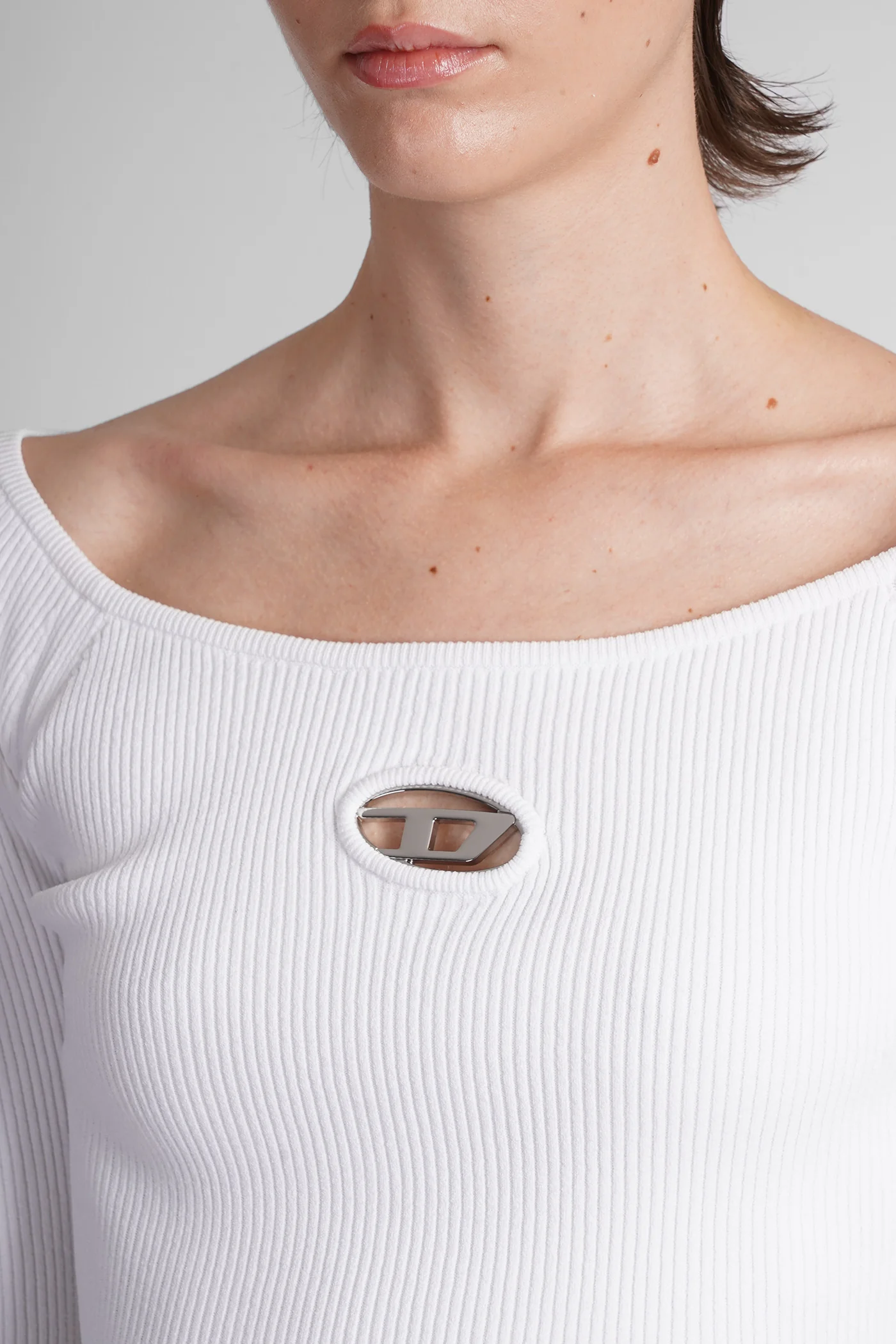 M vera ls Knitwear in white Rayon - Image 5