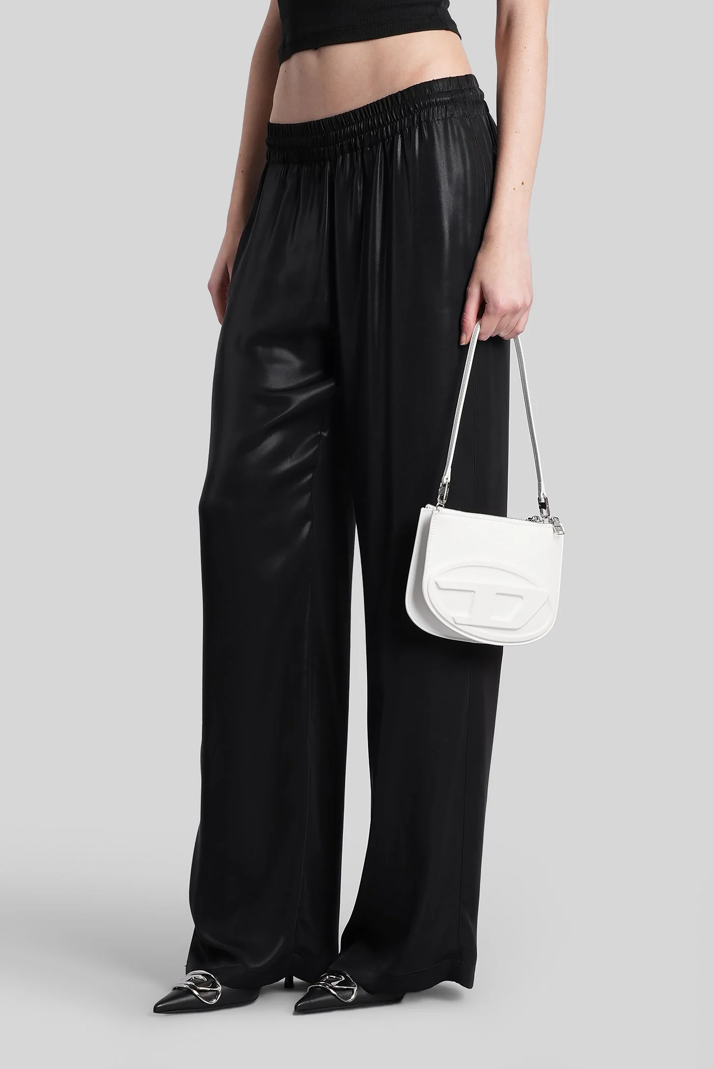P-dreyer Pants in black polyester - Image 4