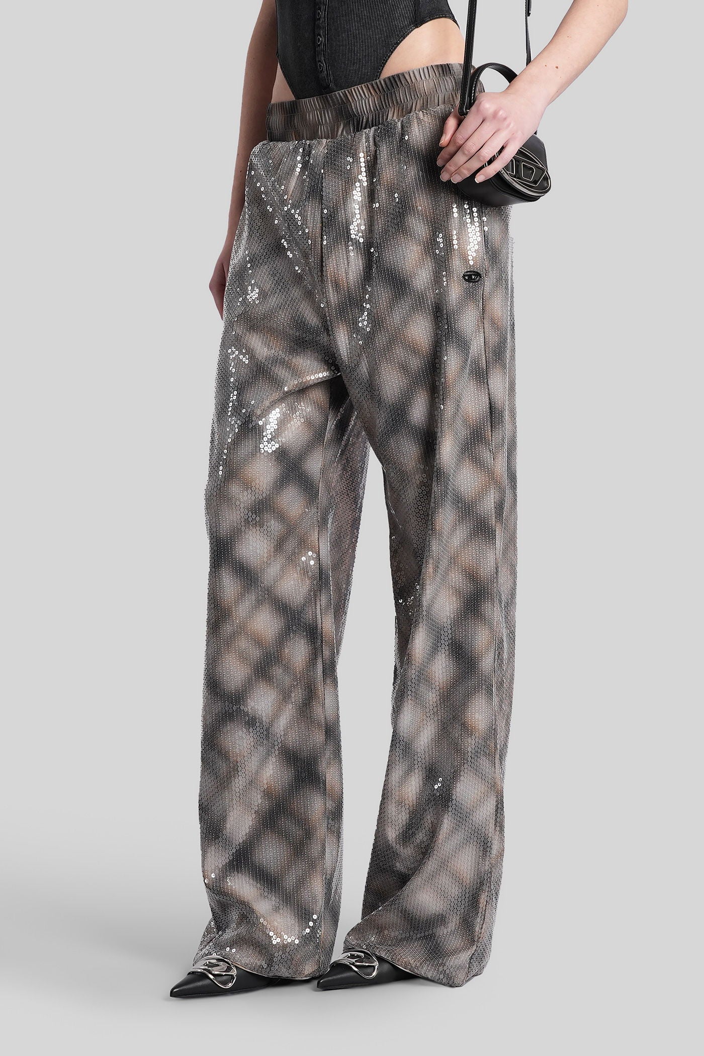 P-erqueen Pants in beige polyamide - Image 4