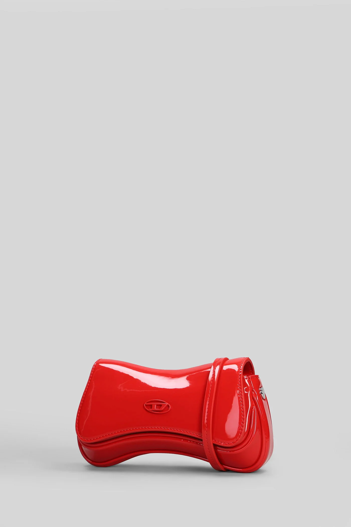 Play crossbody xs0 Shoulder bag in red leather - Image 2