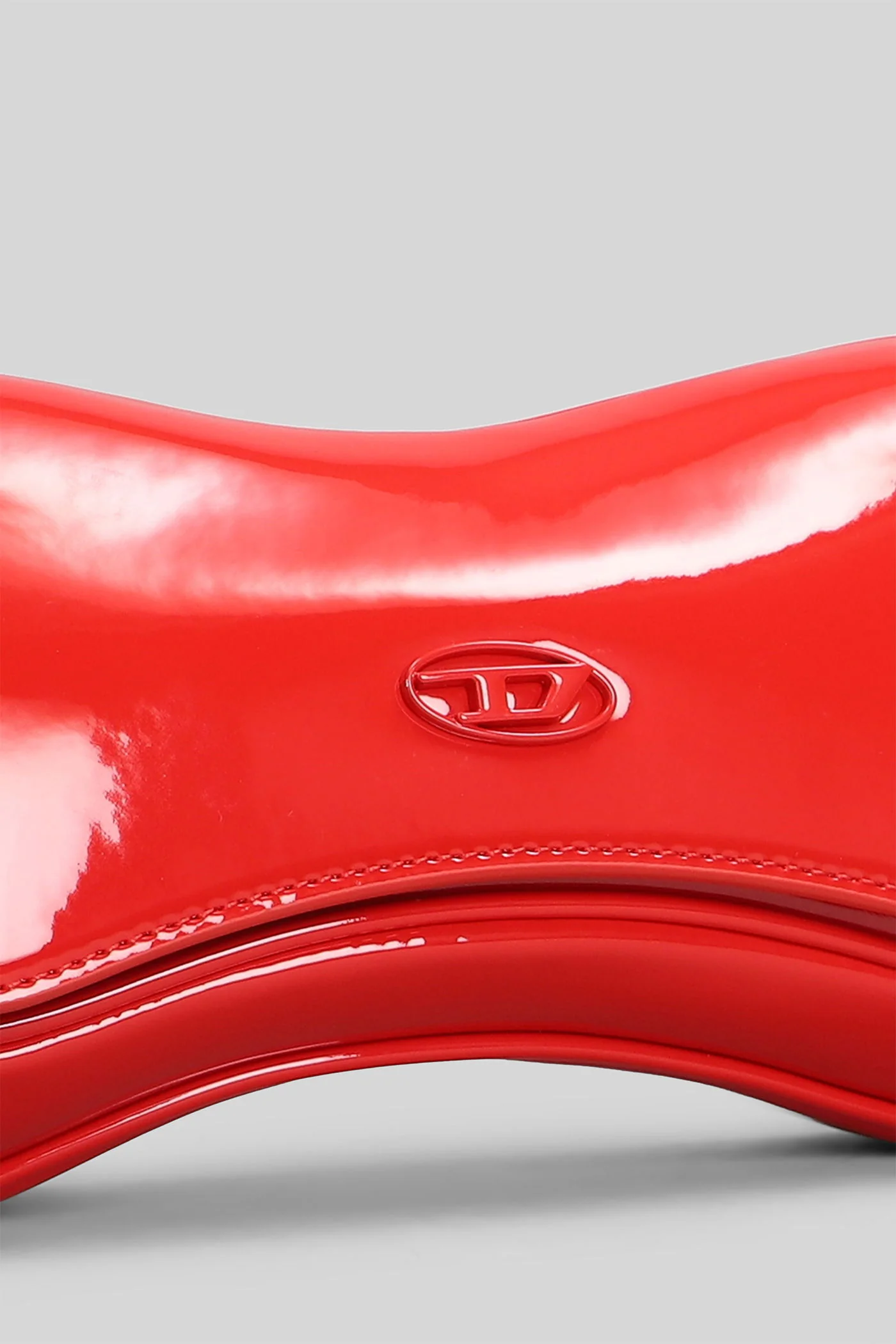 Play crossbody xs0 Shoulder bag in red leather - Image 4
