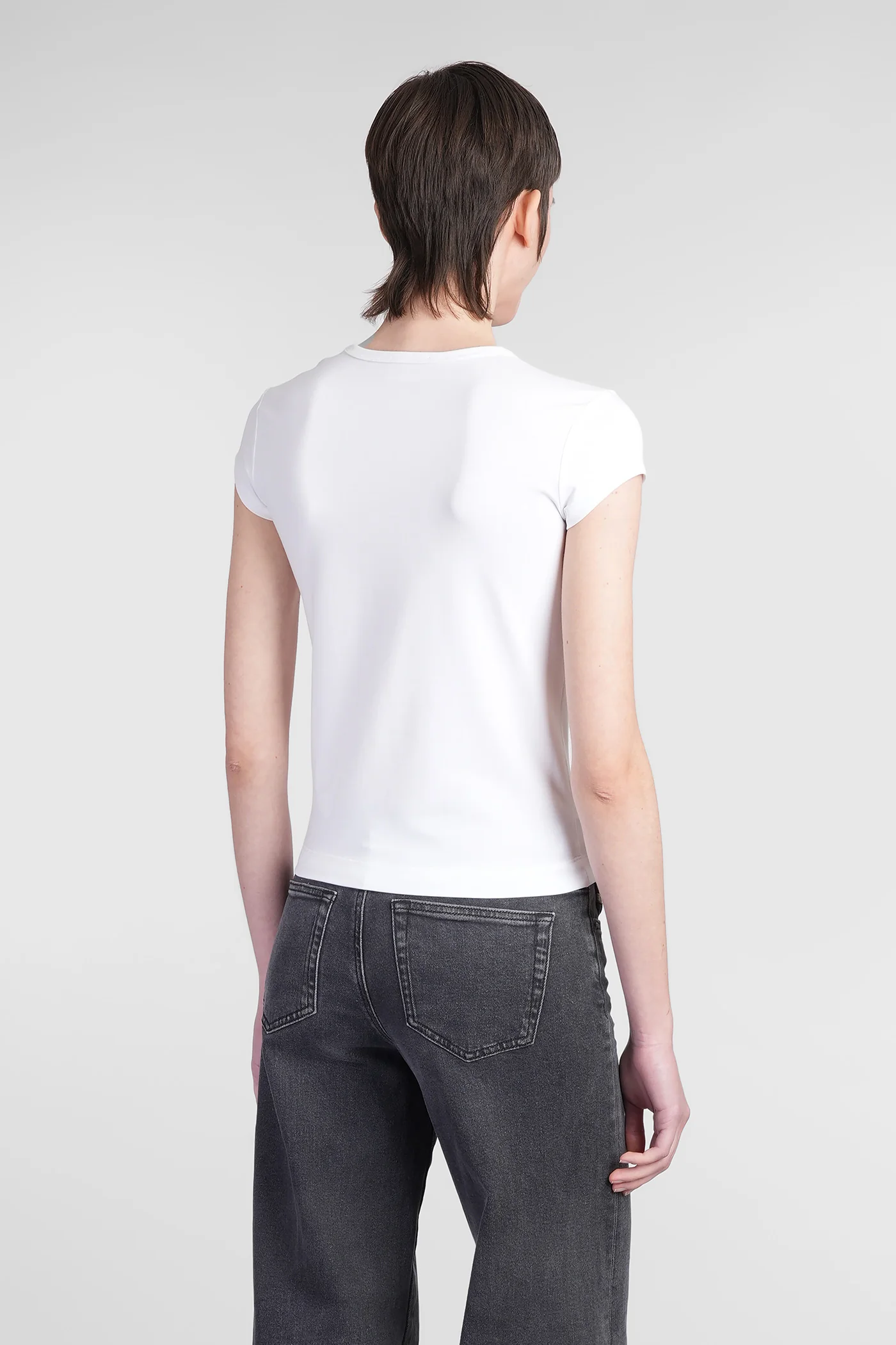 T angie T-Shirt in white cotton - Image 23