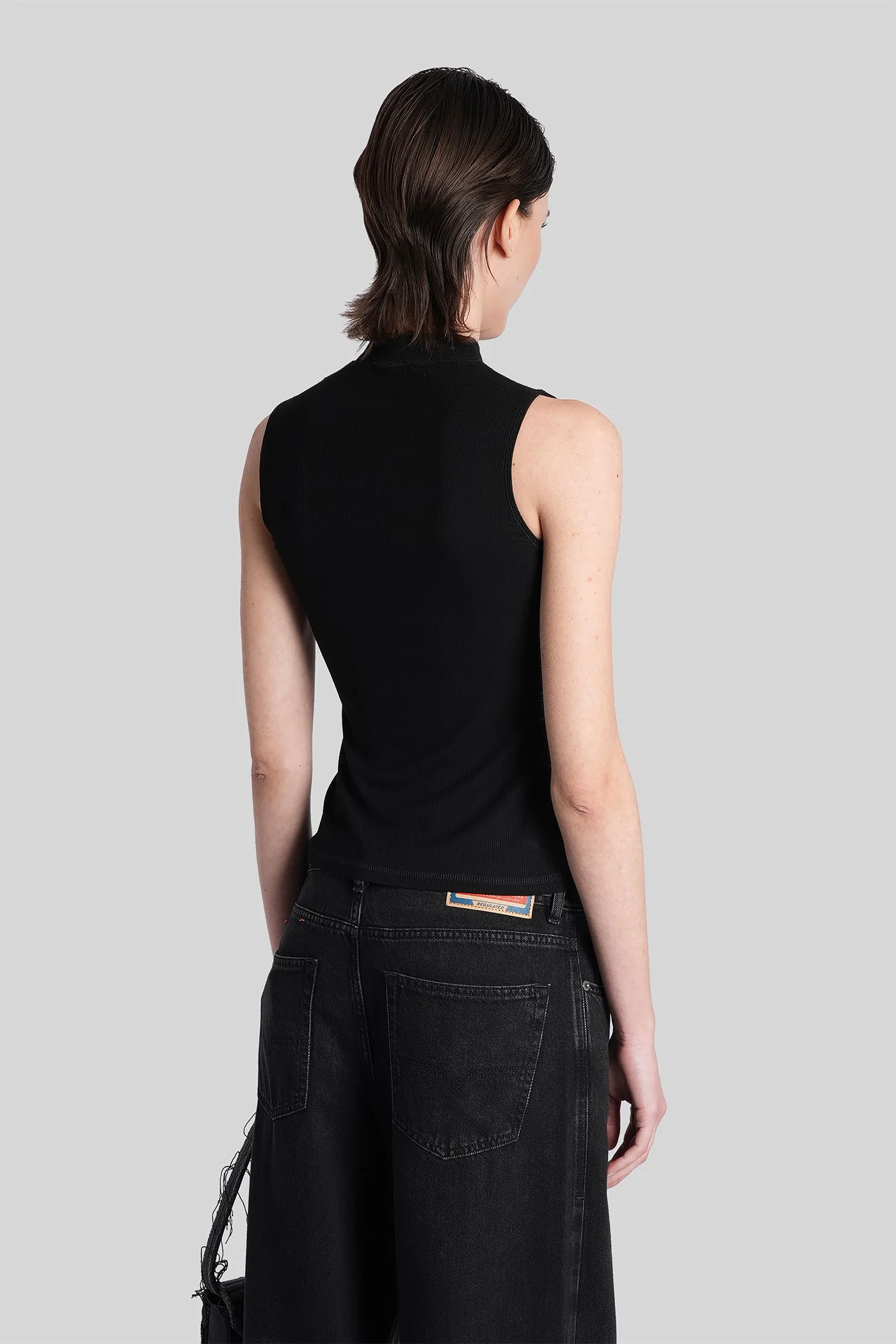 T-mokky Shirt in black viscose - Image 3
