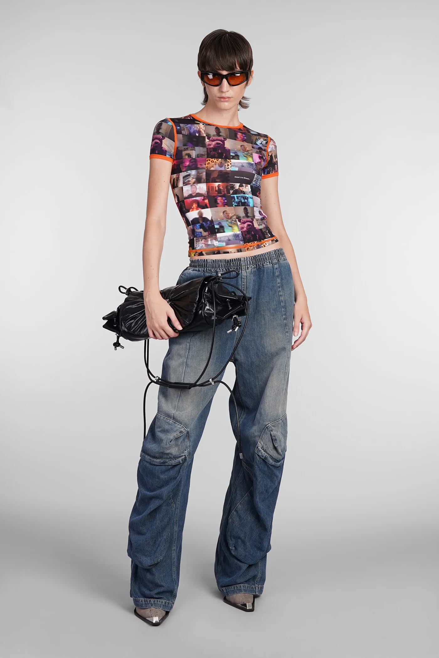 T uncall Topwear in multicolor polyamide - Image 2
