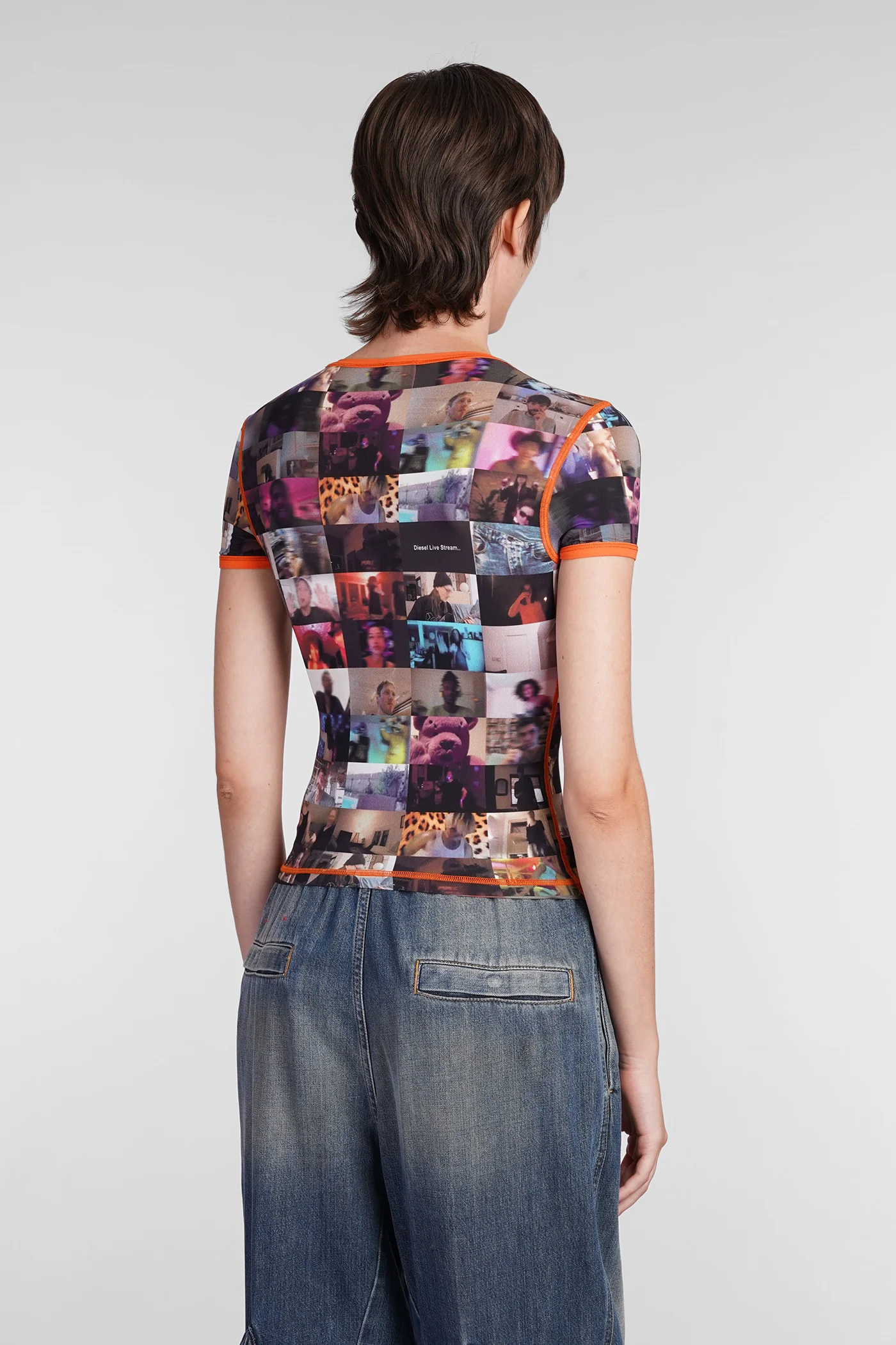 T uncall Topwear in multicolor polyamide - Image 3