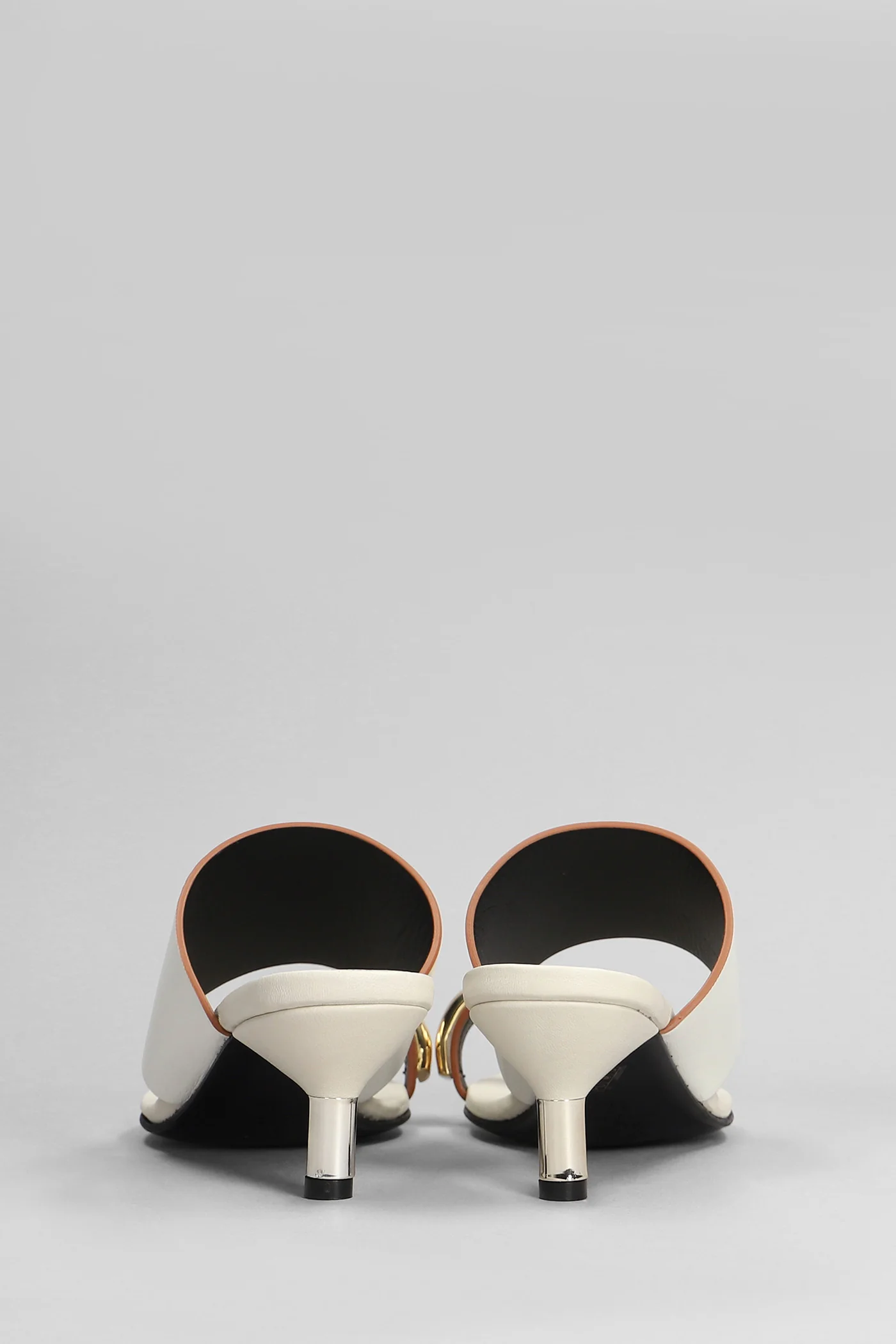 Slipper-Mule in beige leather - Image 4