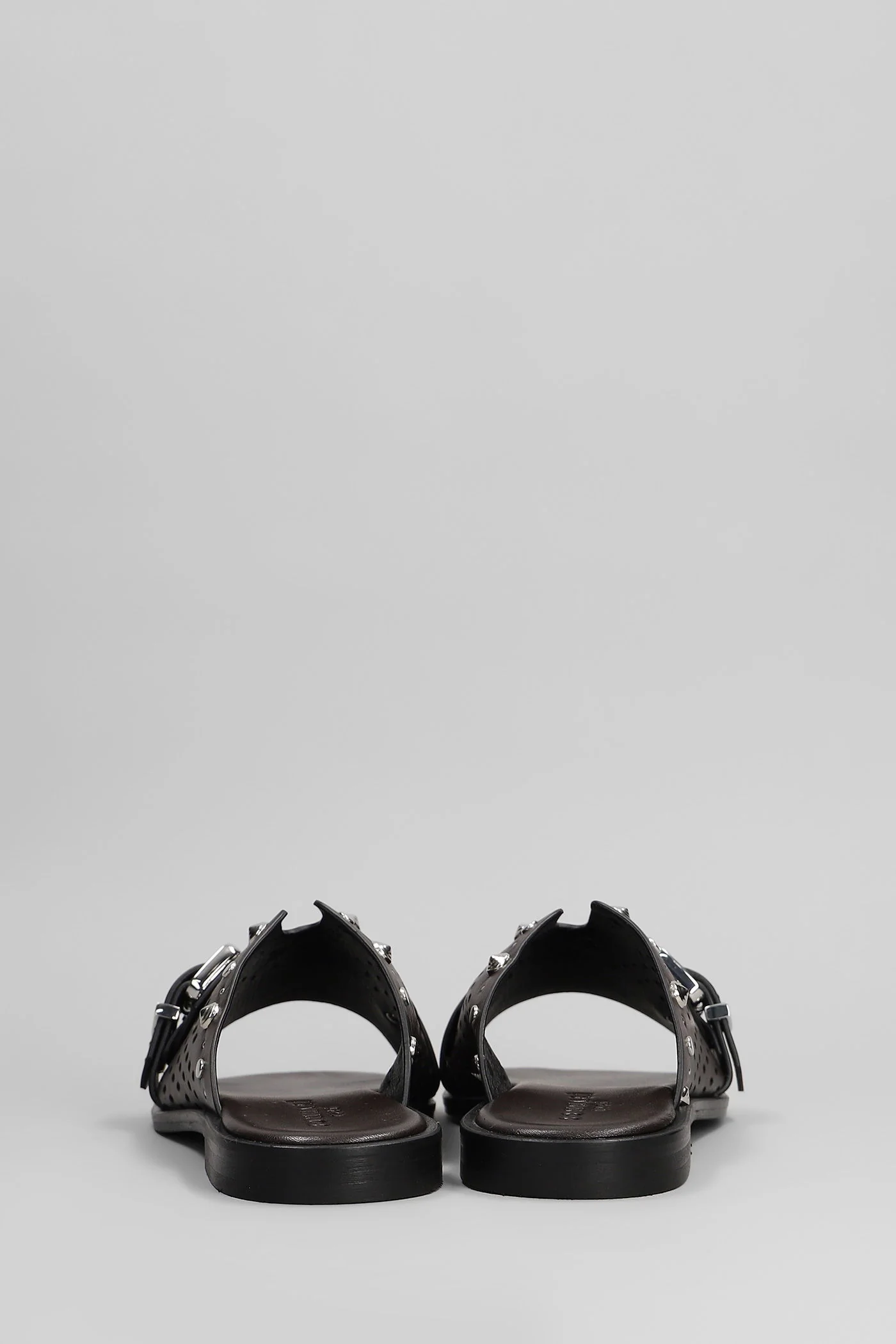 Slipper-Mule in brown leather - Image 4