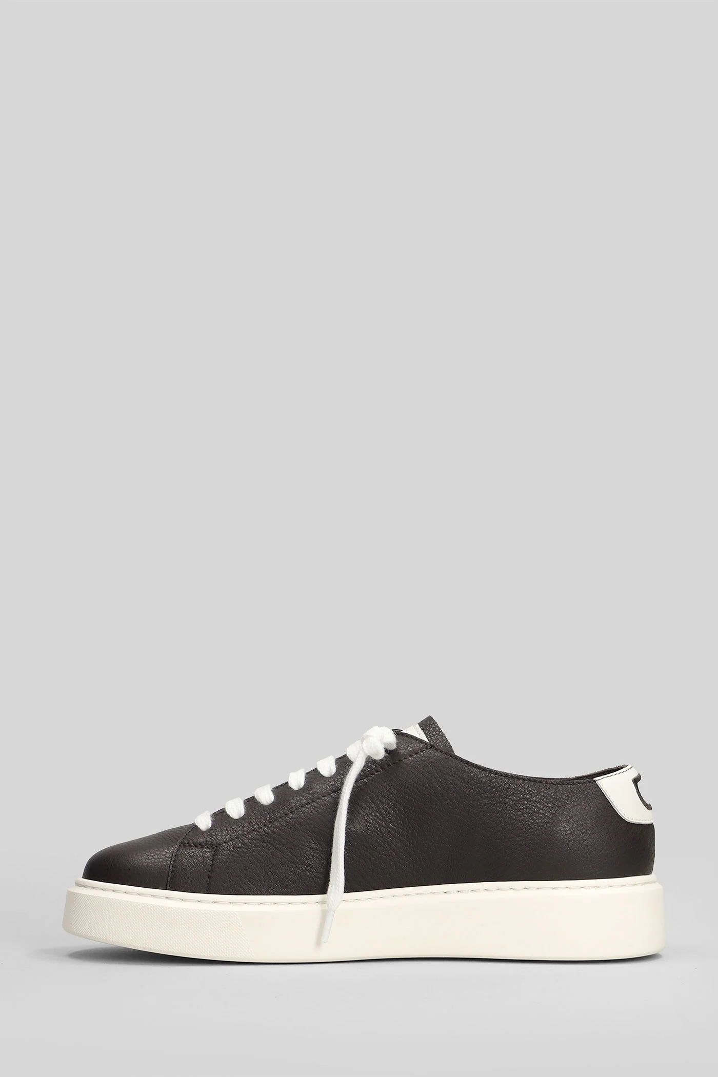 Sneakers in brown leather - Image 3