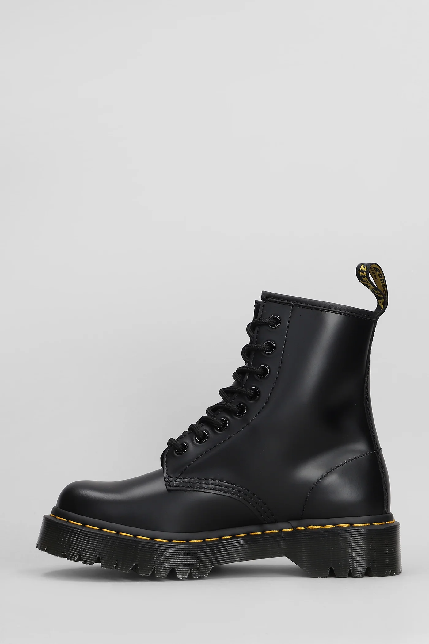 1460 Bex Combat boots in black leather - Image 3