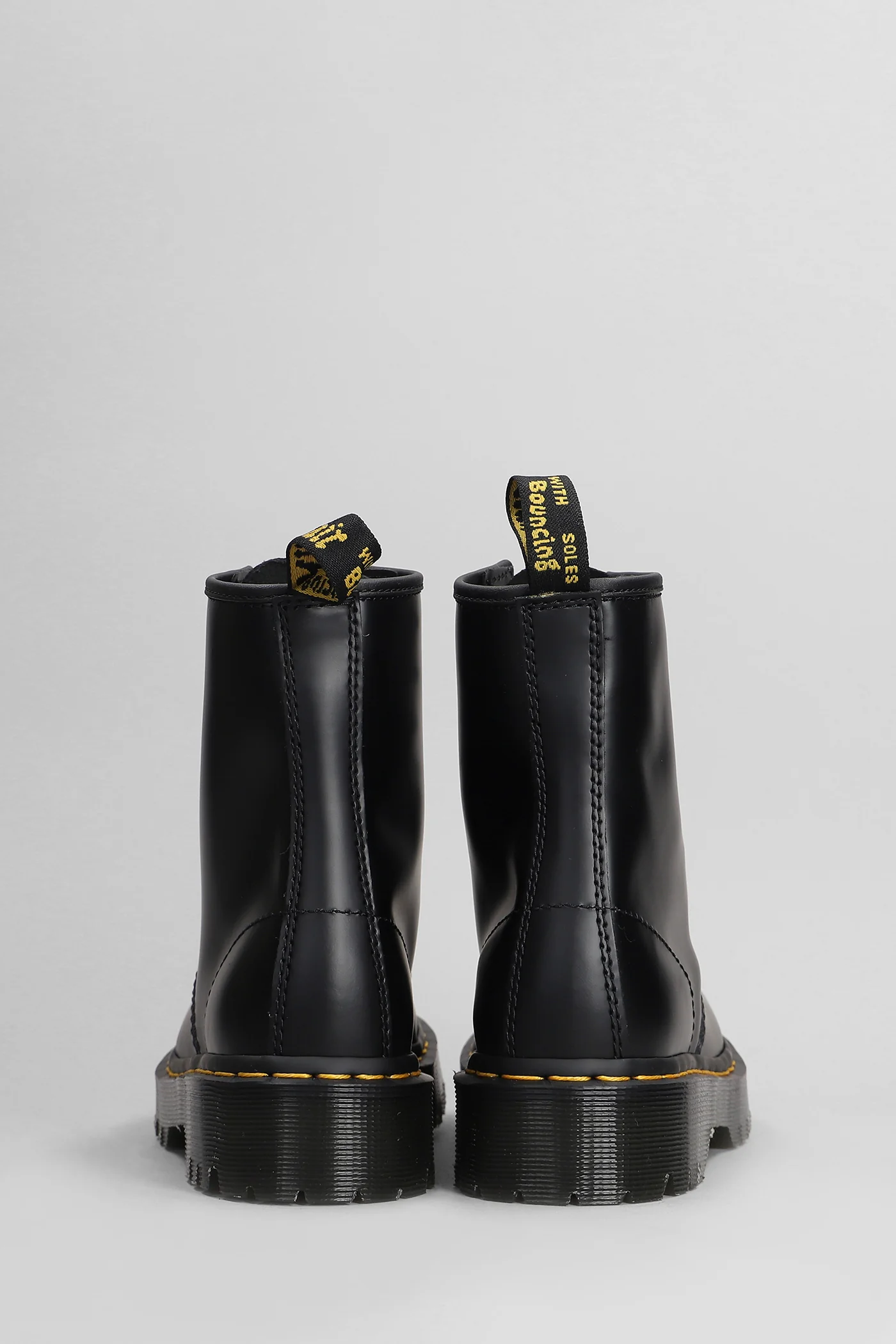1460 Bex Combat boots in black leather - Image 4