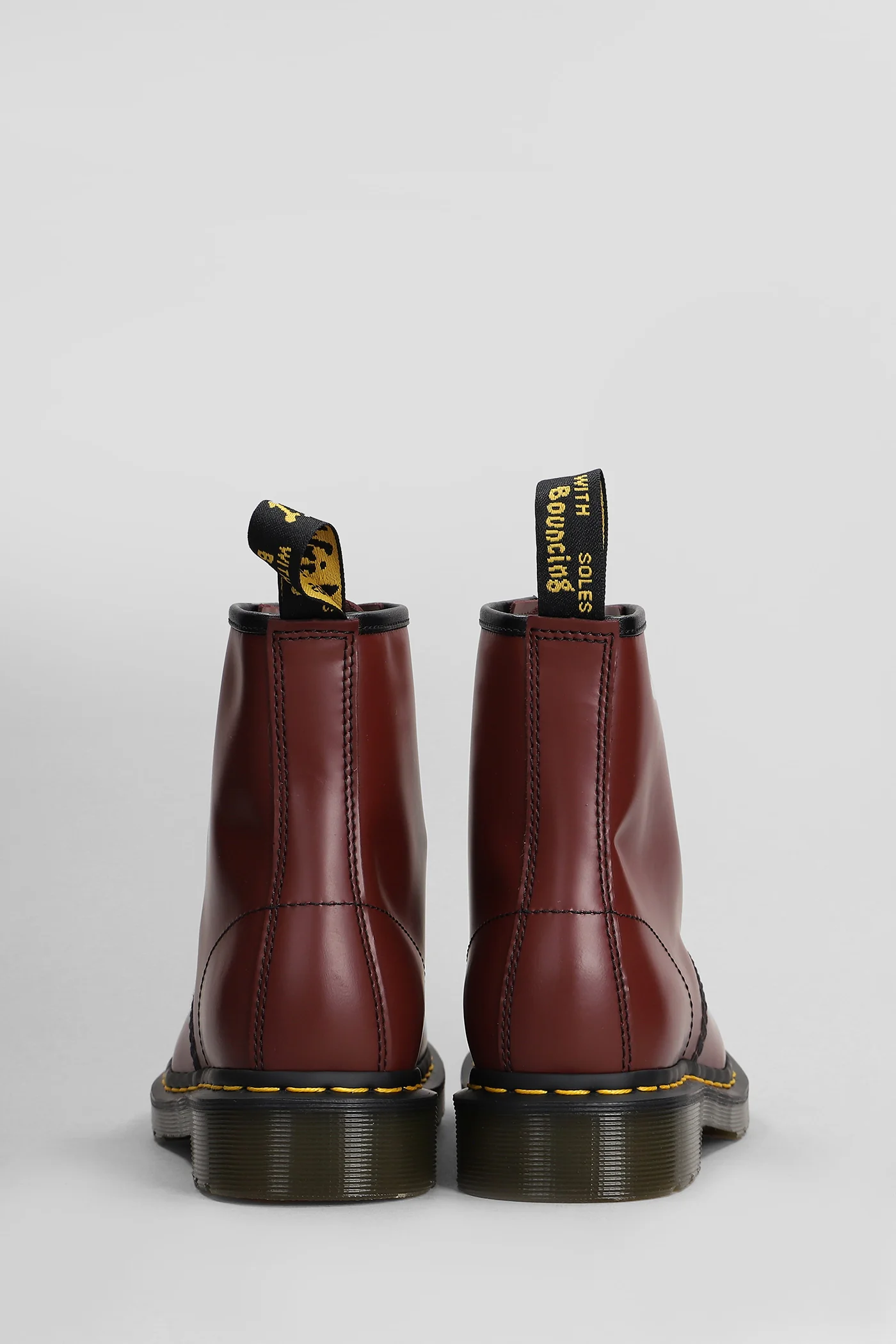 1460 Combat boots in bordeaux leather - Image 19