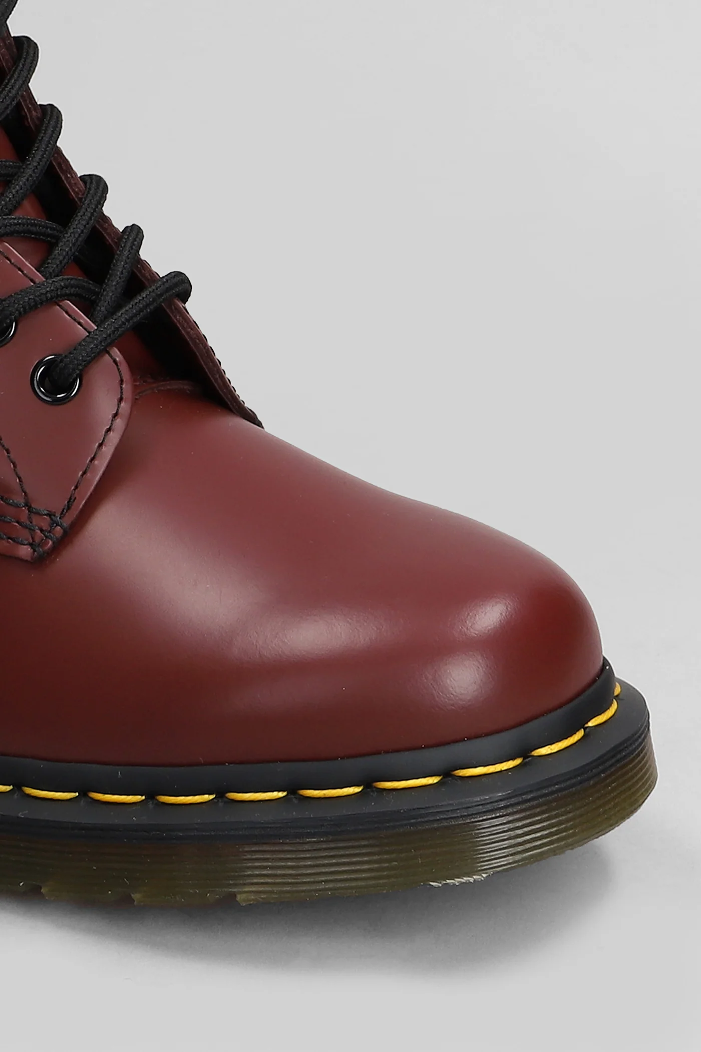 1460 Combat boots in bordeaux leather - Image 20