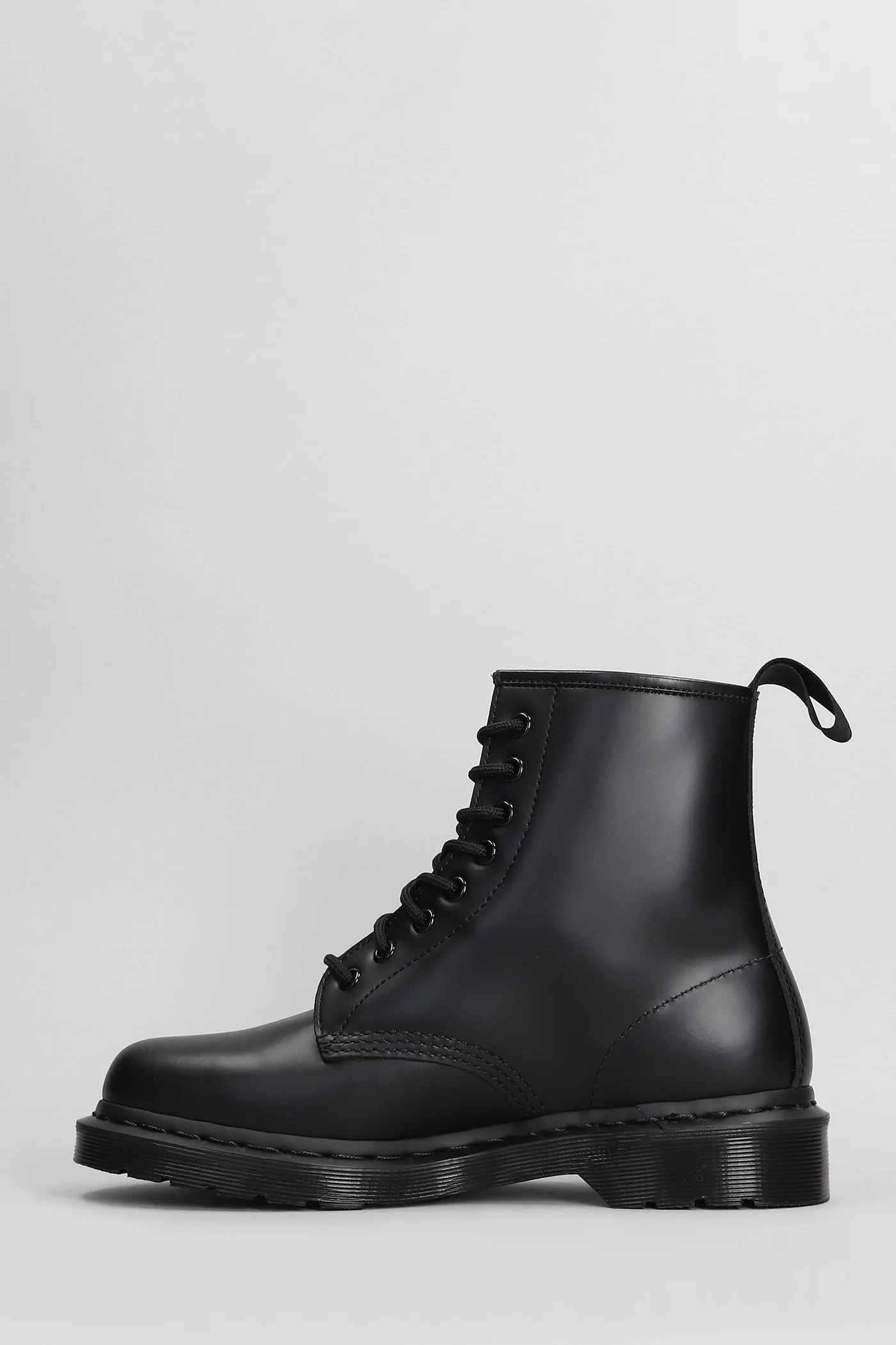 1460 Mono Combat boots in black leather - Image 3
