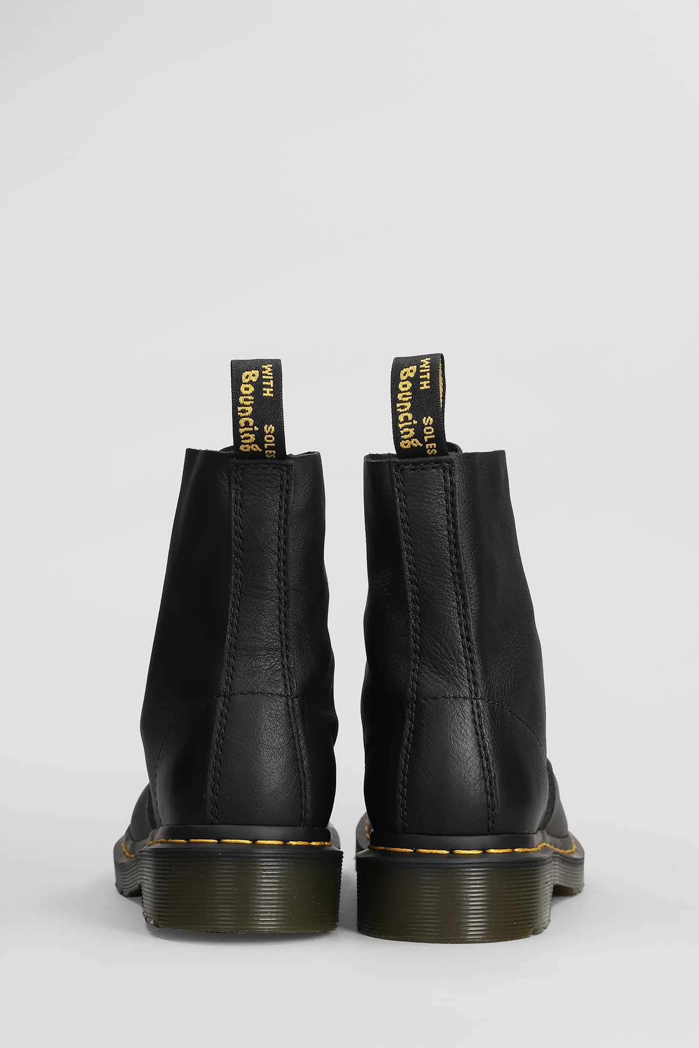 1460 Pascal Combat boots in black leather - Image 4