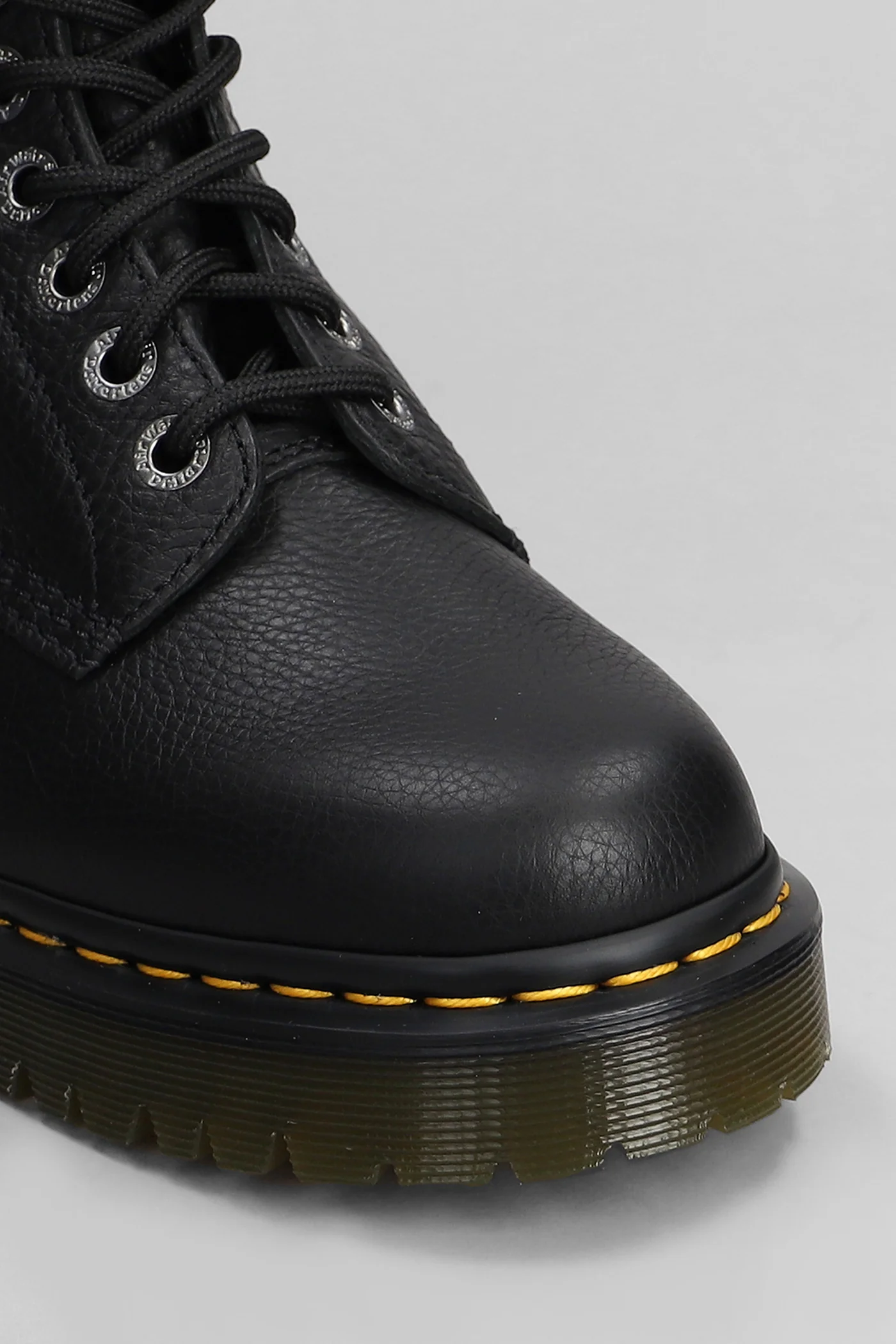 1460 Pascal Combat boots in black leather - Image 5